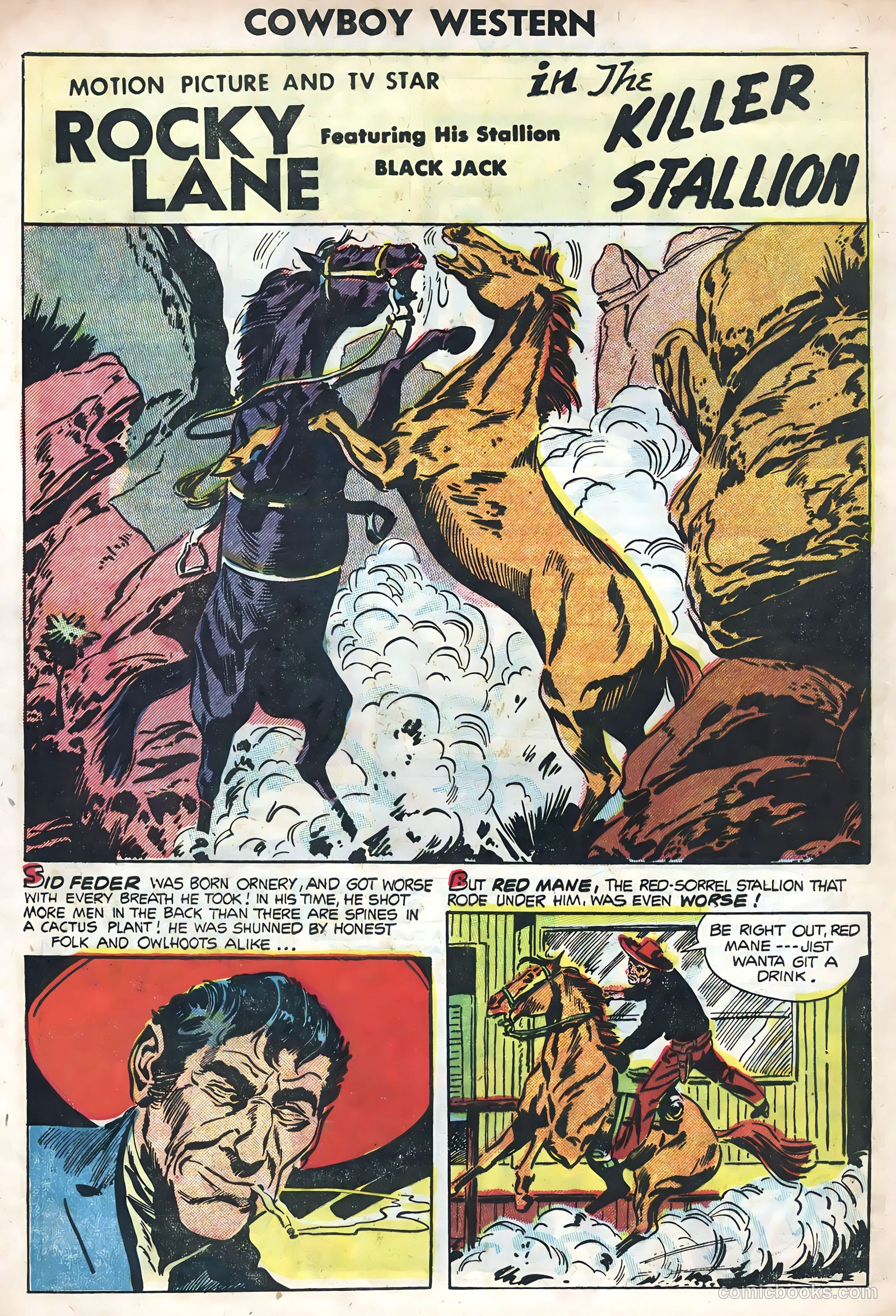 Cowboy Western #52 (1954) — page 8 of 36