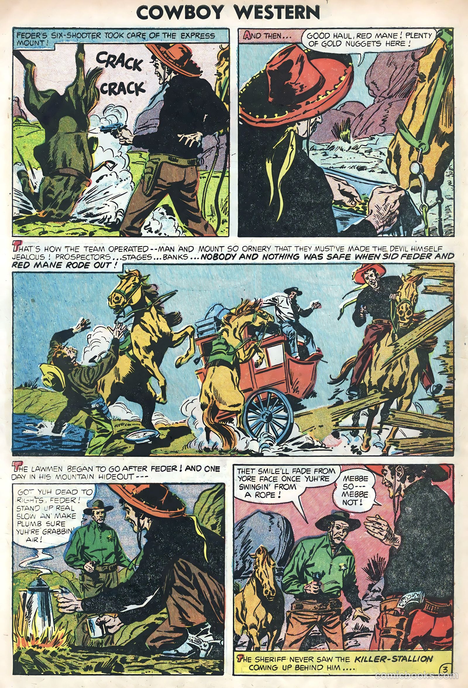 Cowboy Western #52 (1954) — page 10 of 36