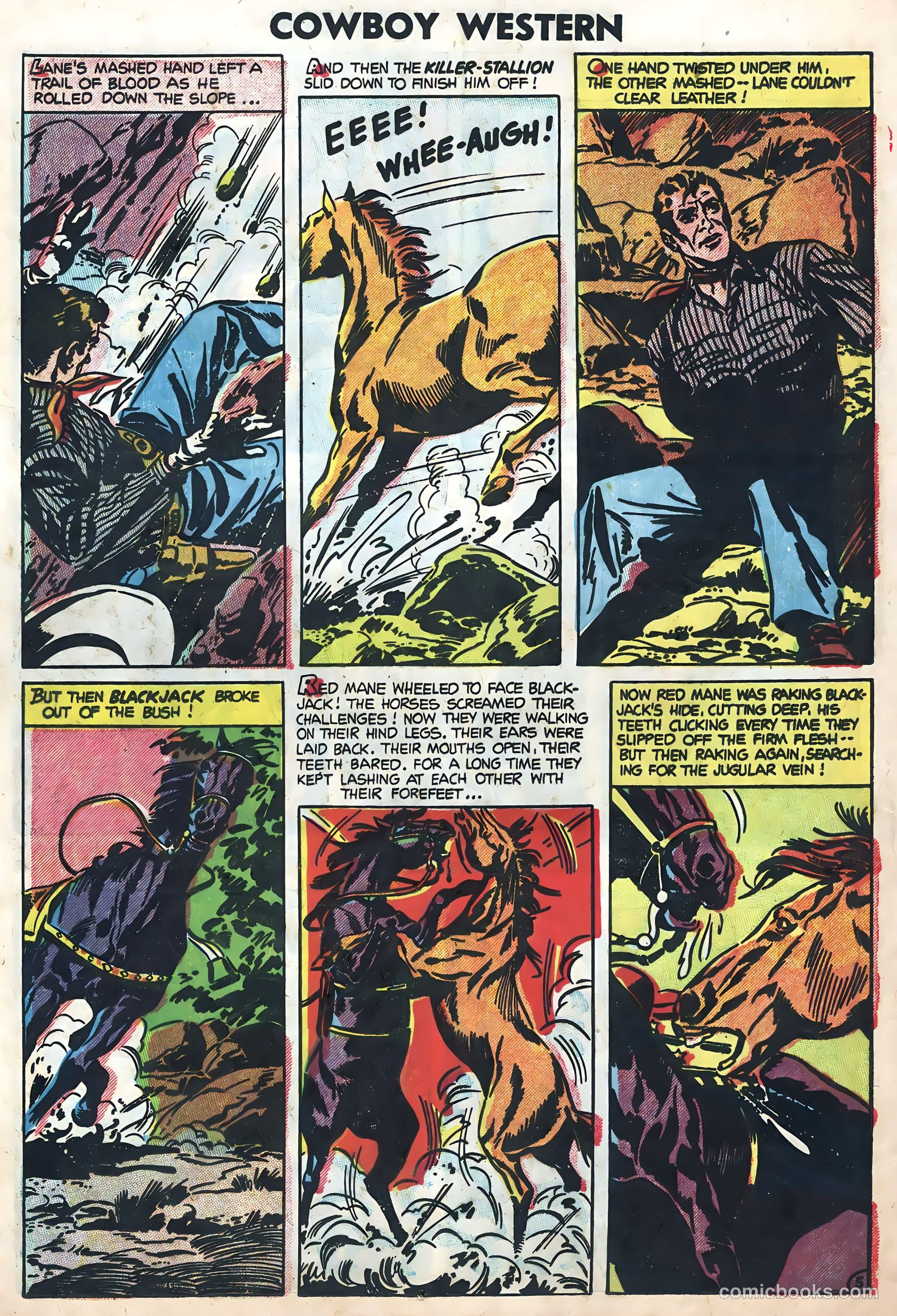 Cowboy Western #52 (1954) — page 12 of 36