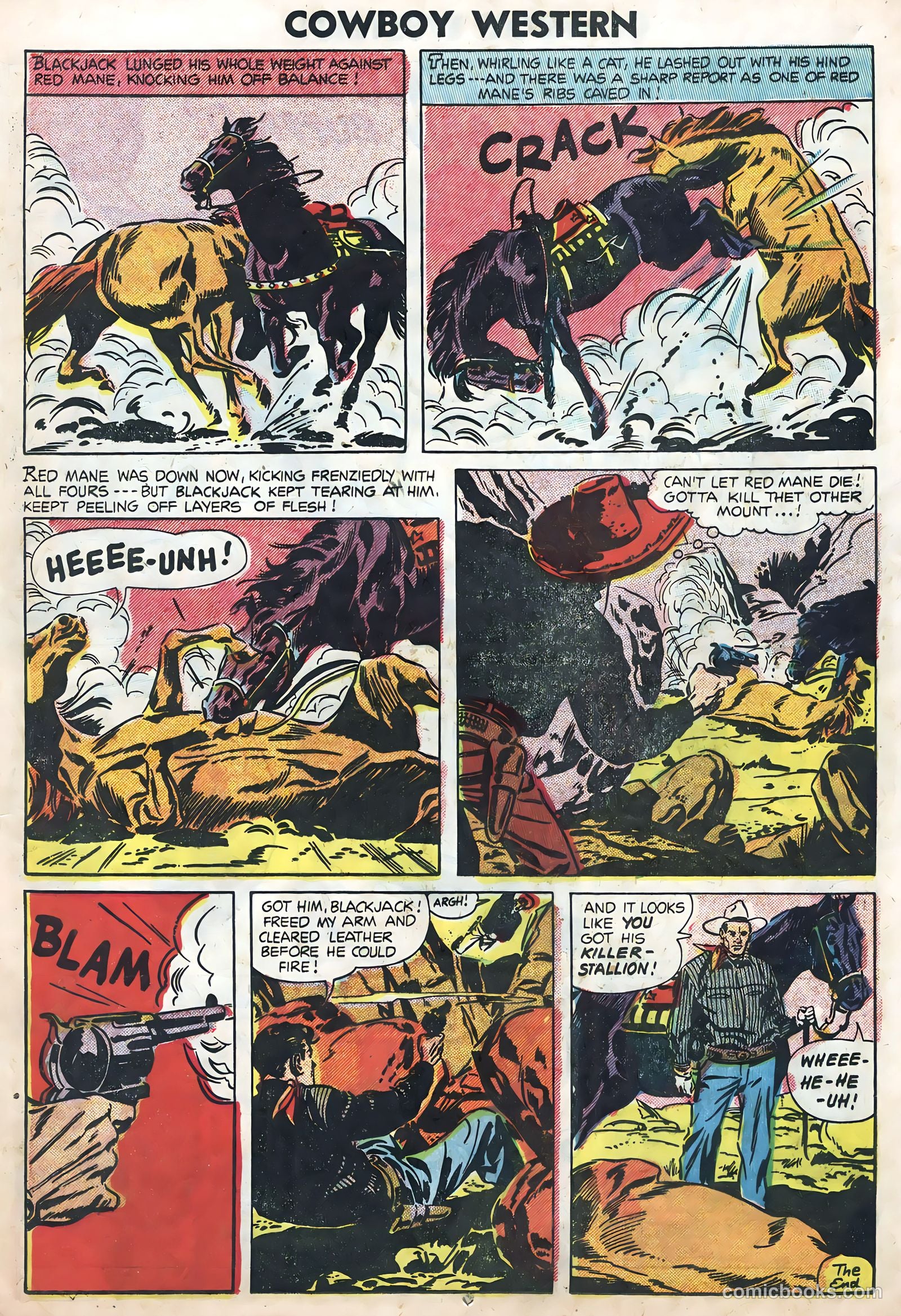 Cowboy Western #52 (1954) — page 13 of 36