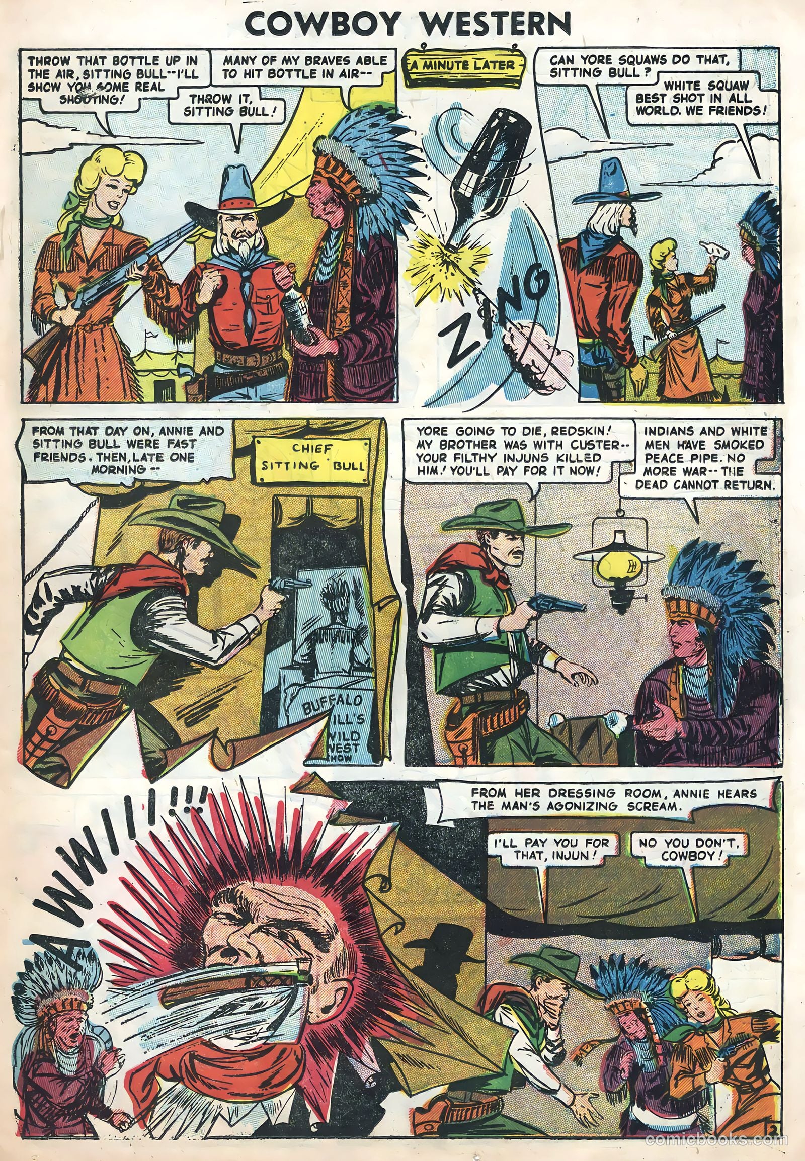 Cowboy Western #52 (1954) — page 19 of 36