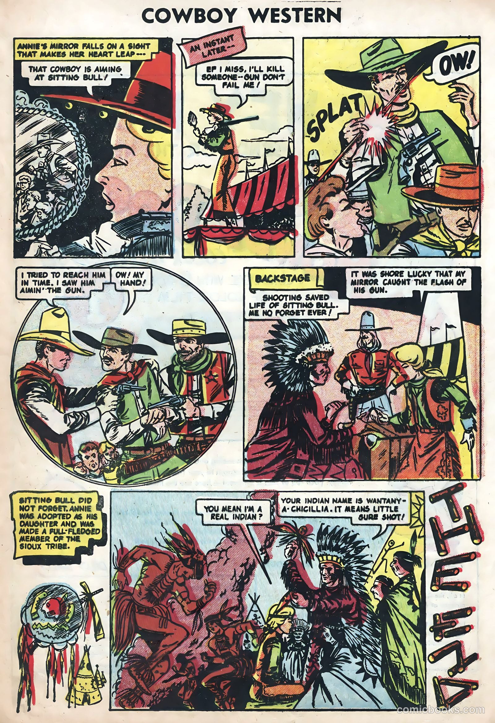 Cowboy Western #52 (1954) — page 21 of 36