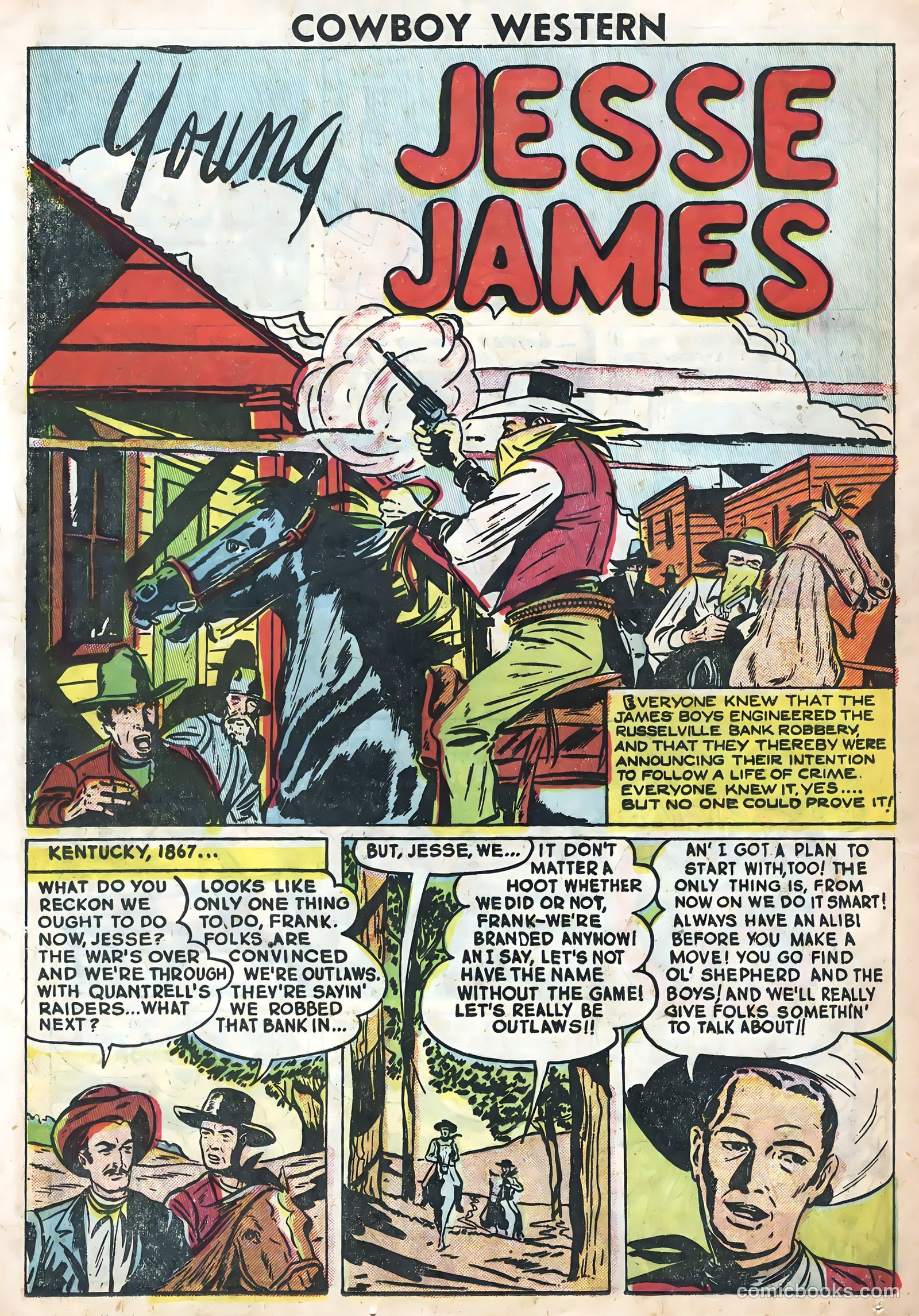 Cowboy Western #52 (1954) — page 24 of 36