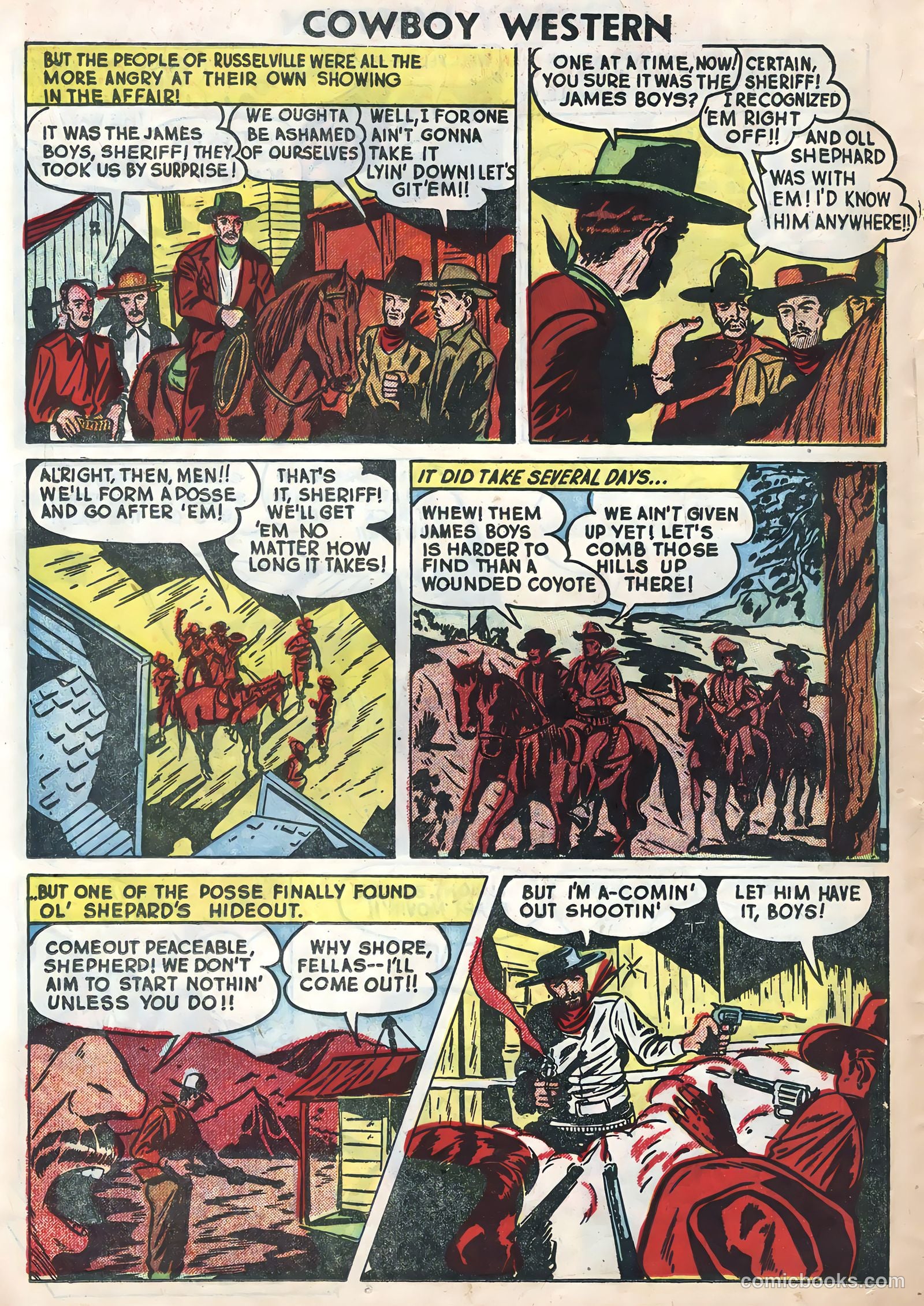 Cowboy Western #52 (1954) — page 26 of 36