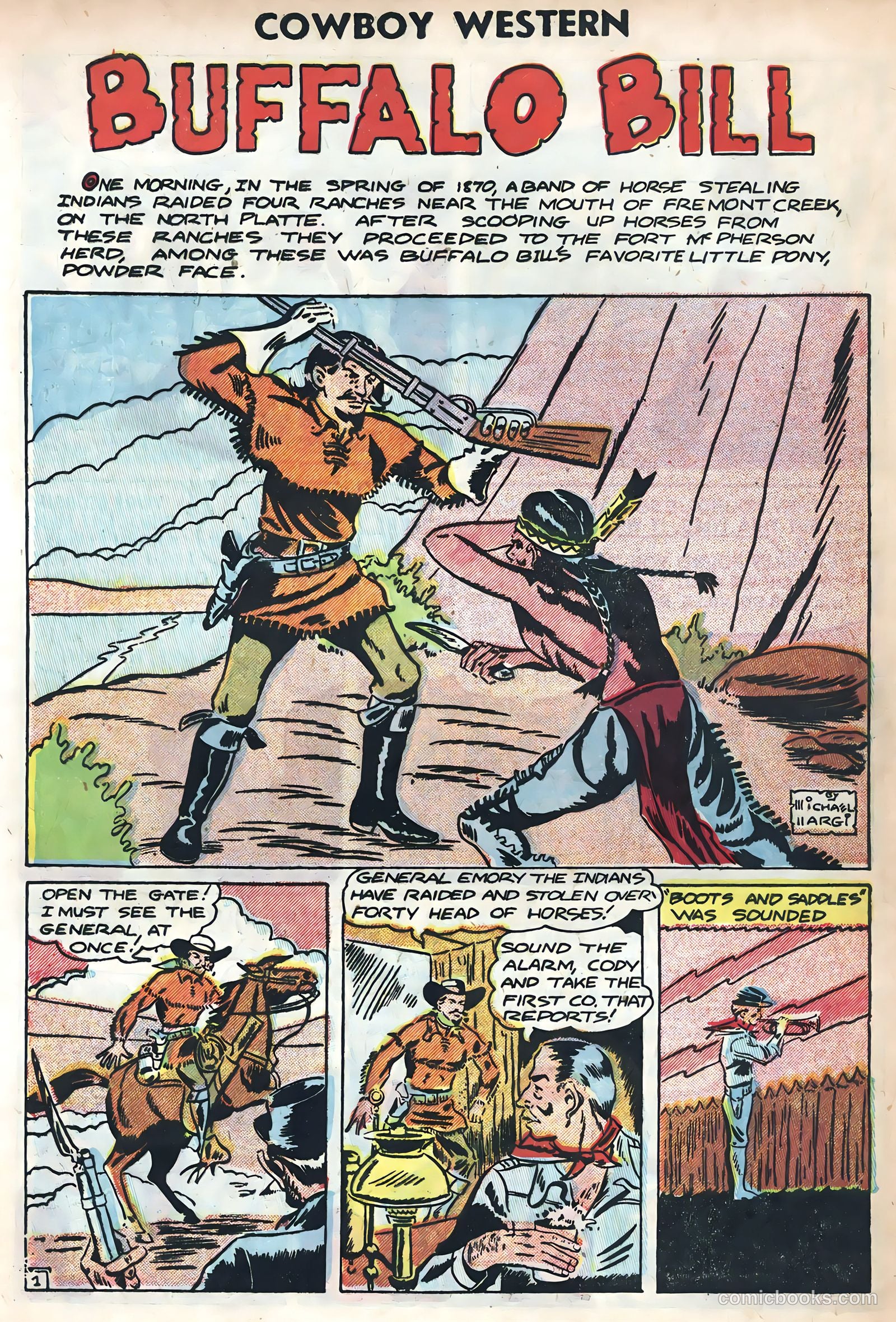 Cowboy Western #52 (1954) — page 28 of 36