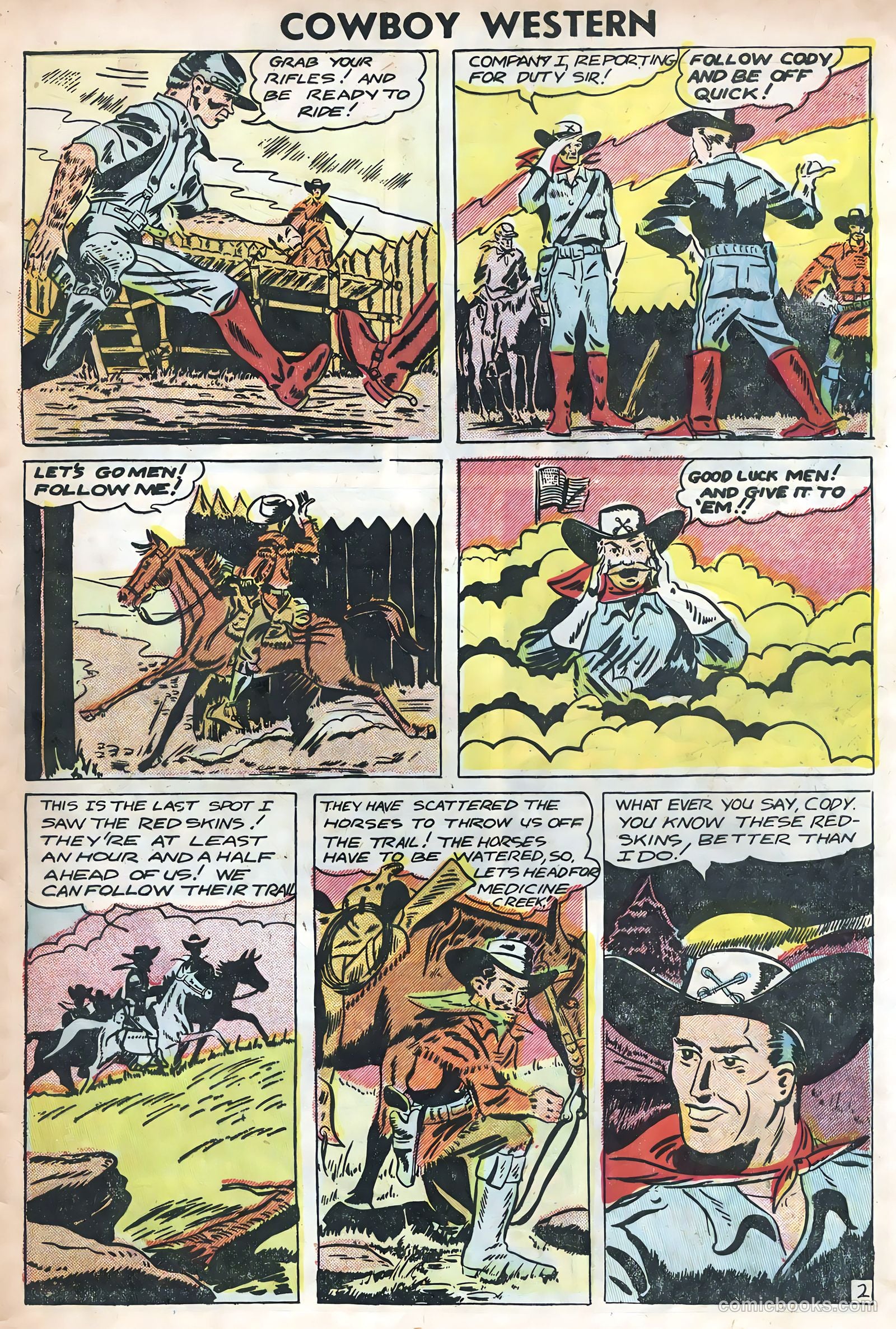 Cowboy Western #52 (1954) — page 29 of 36