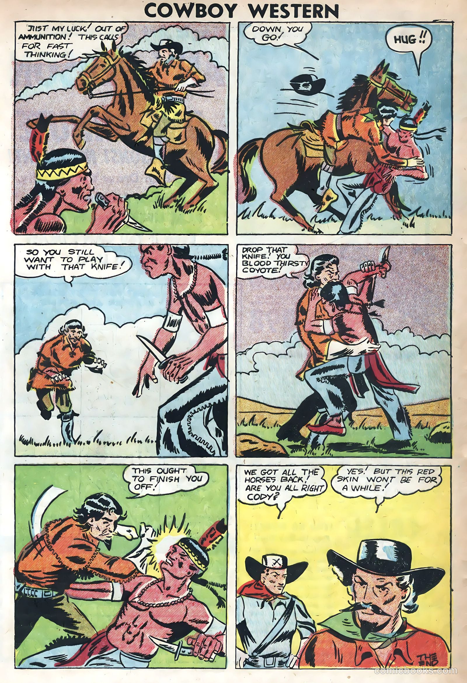 Cowboy Western #52 (1954) — page 32 of 36