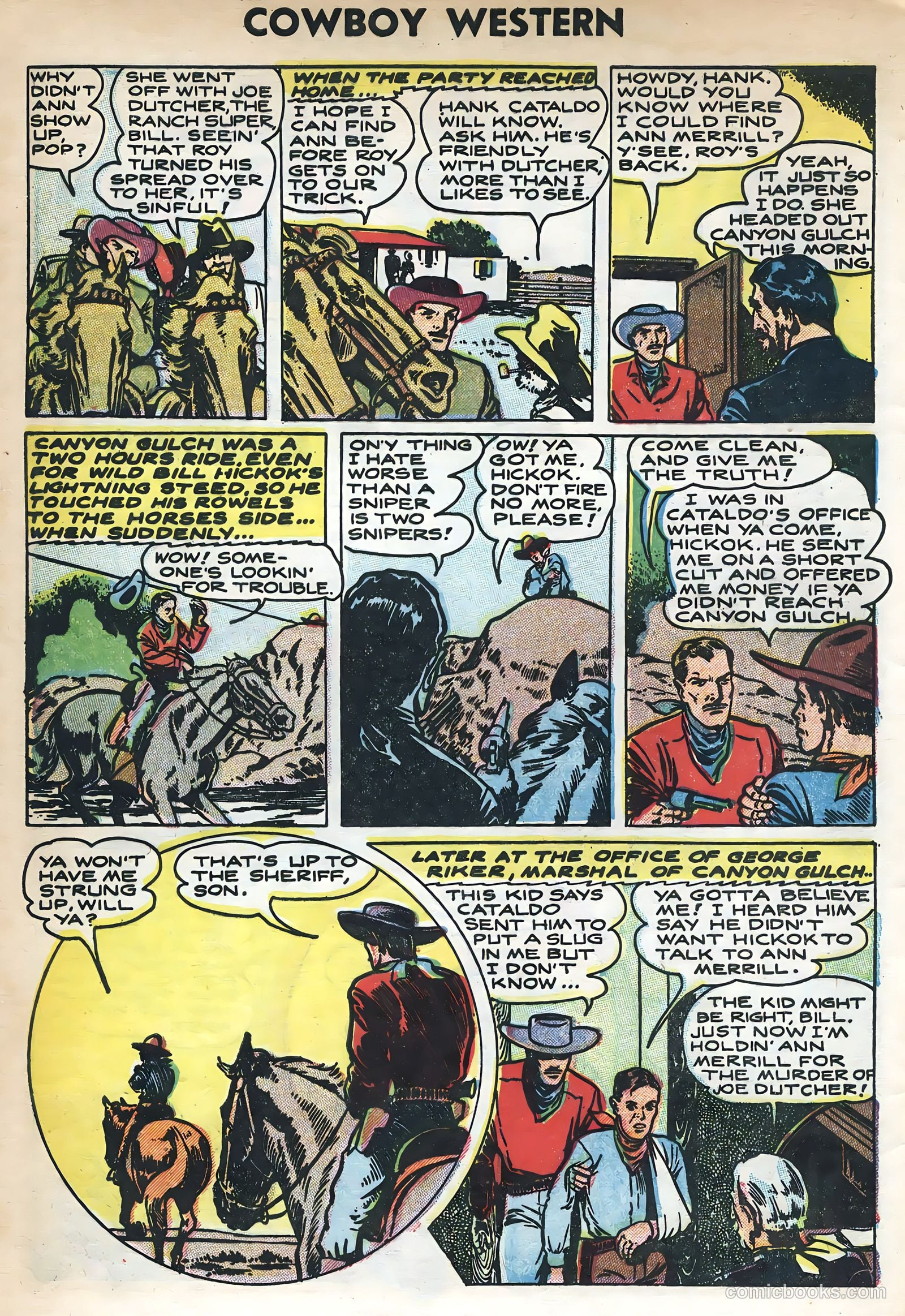 Cowboy Western #53 (1955) — page 4 of 36