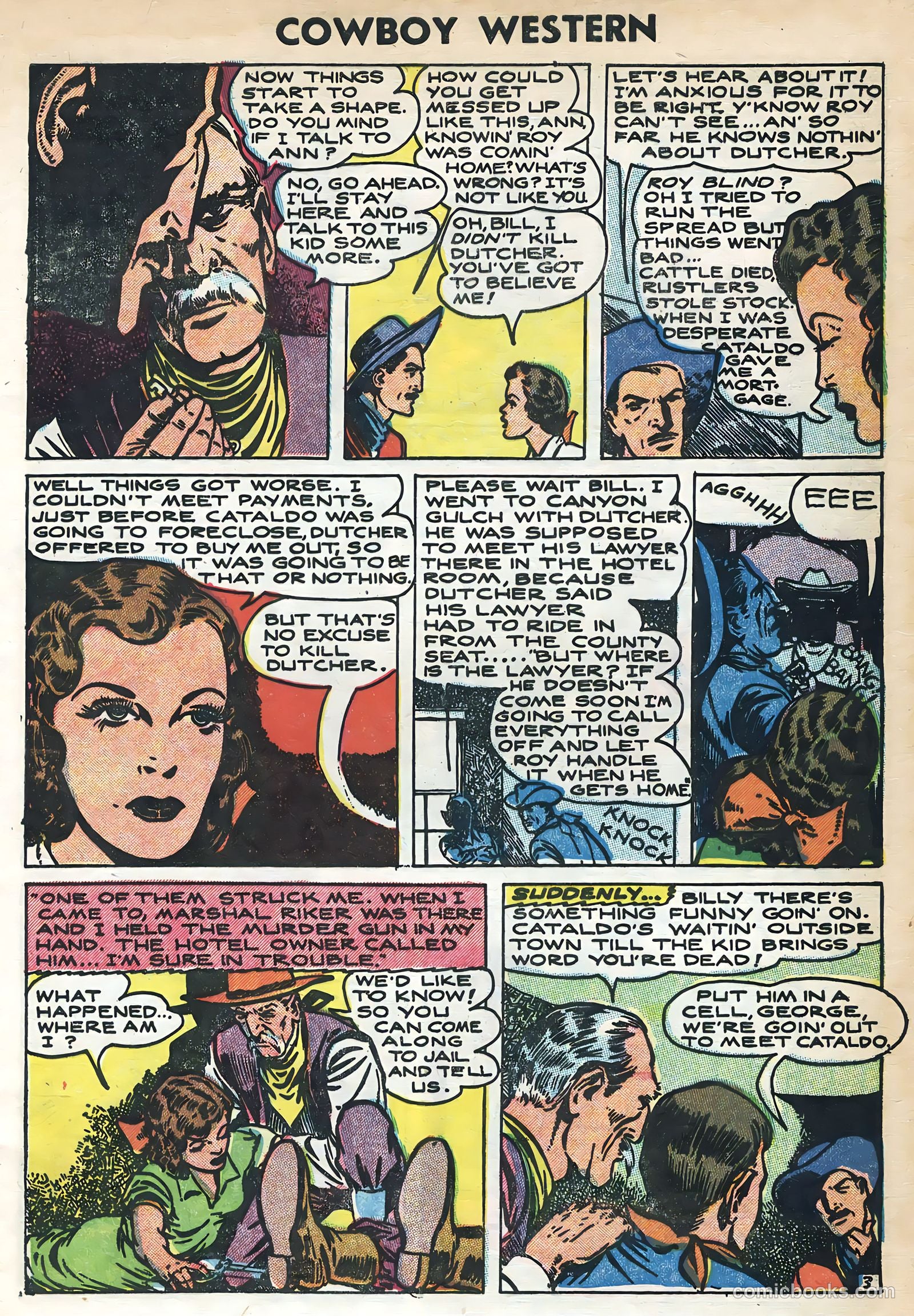 Cowboy Western #53 (1955) — page 5 of 36