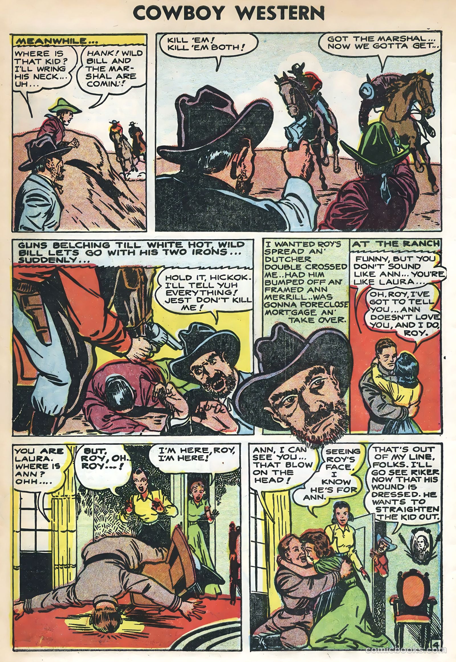 Cowboy Western #53 (1955) — page 6 of 36