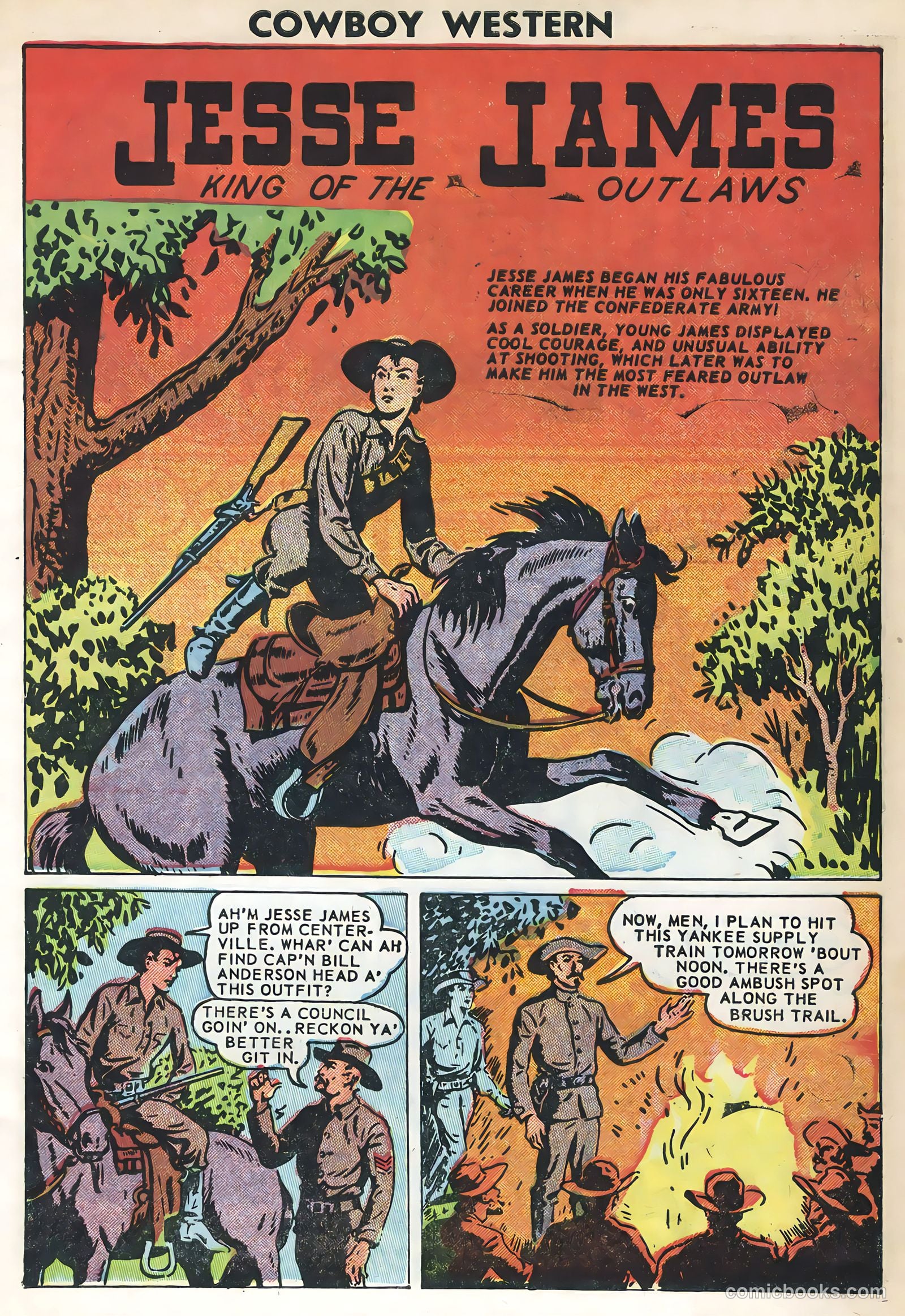 Cowboy Western #53 (1955) — page 7 of 36
