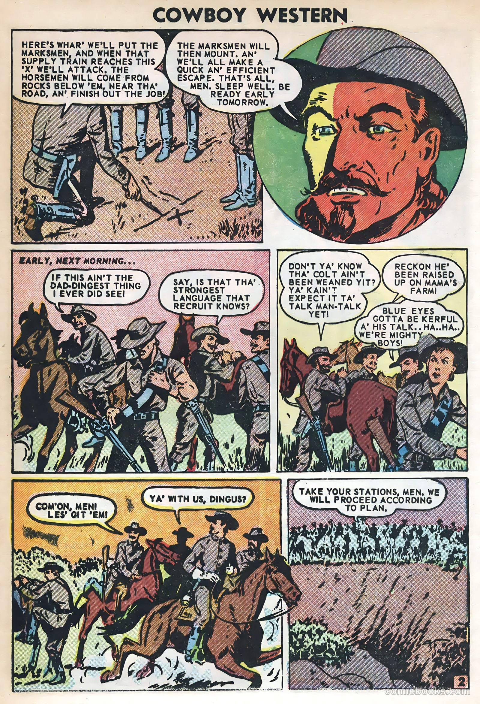 Cowboy Western #53 (1955) — page 8 of 36