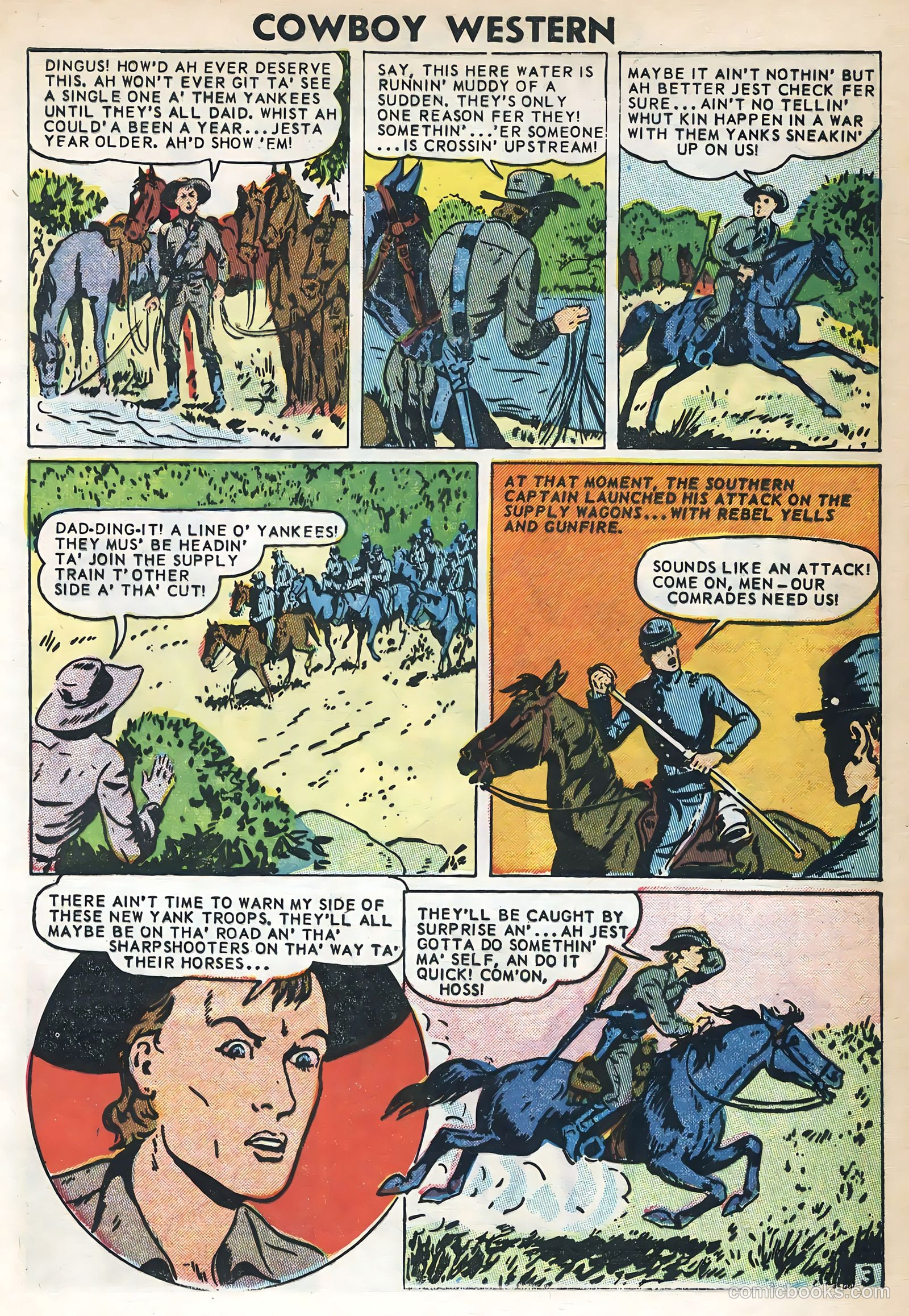 Cowboy Western #53 (1955) — page 9 of 36