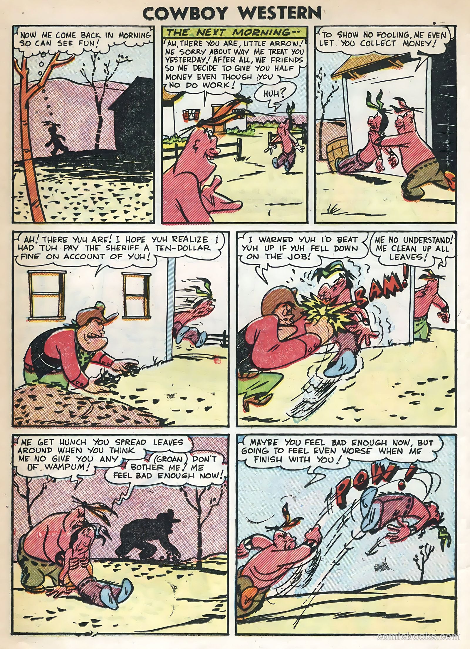 Cowboy Western #53 (1955) — page 14 of 36