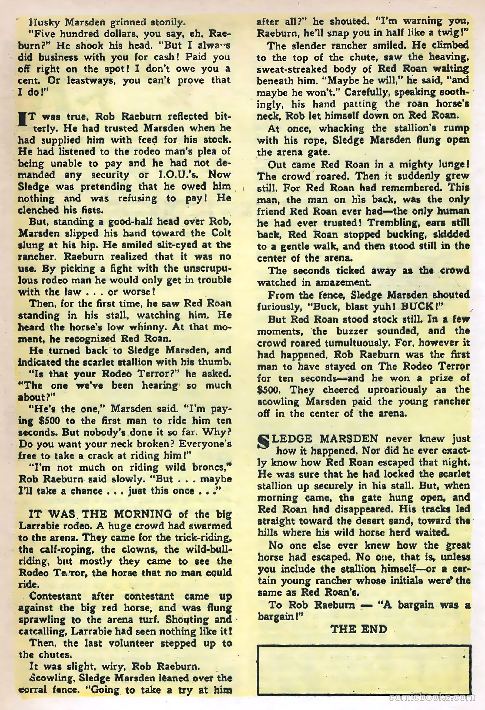 Cowboy Western #53 (1955) — page 16 of 36