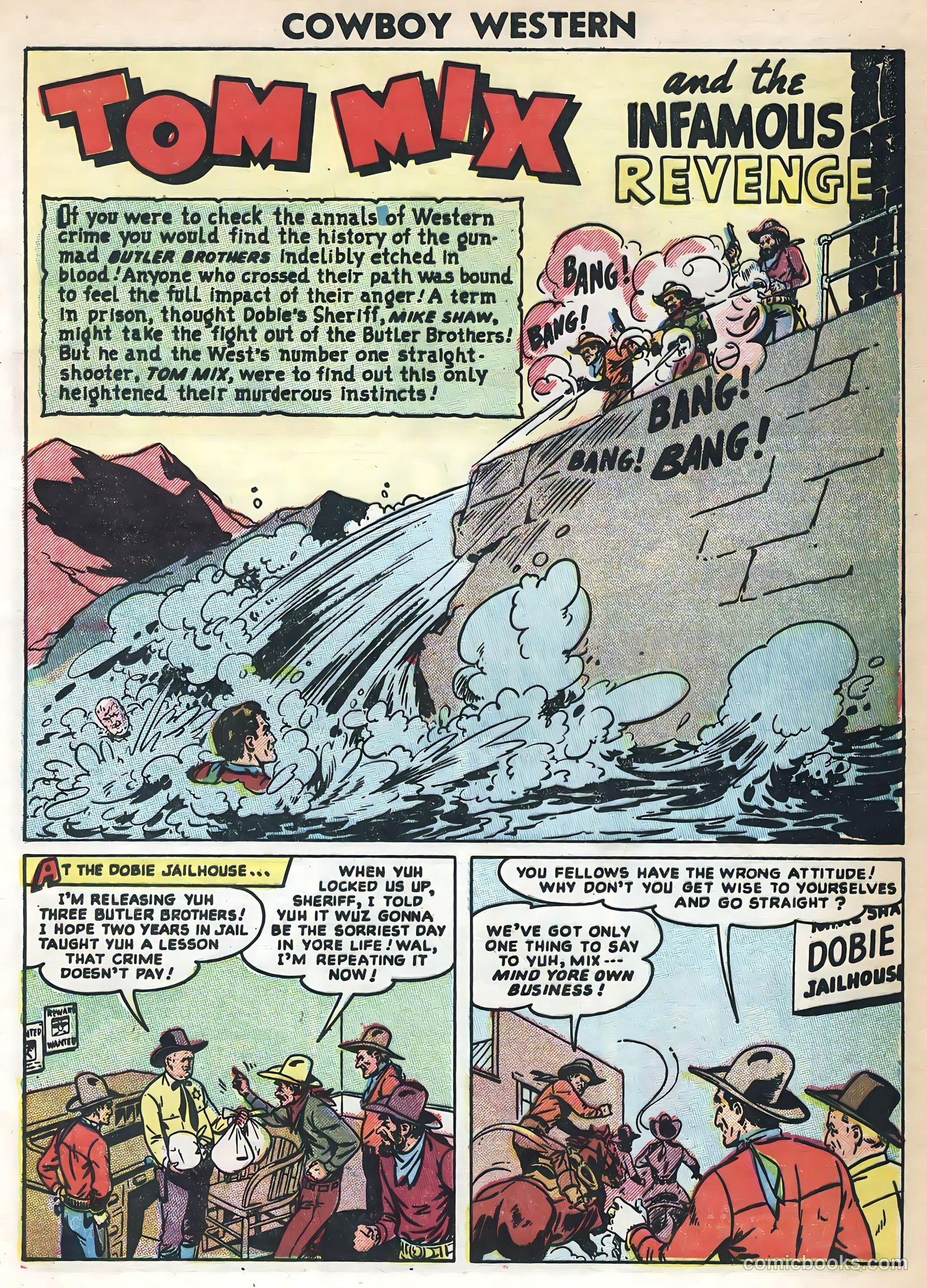 Cowboy Western #53 (1955) — page 17 of 36
