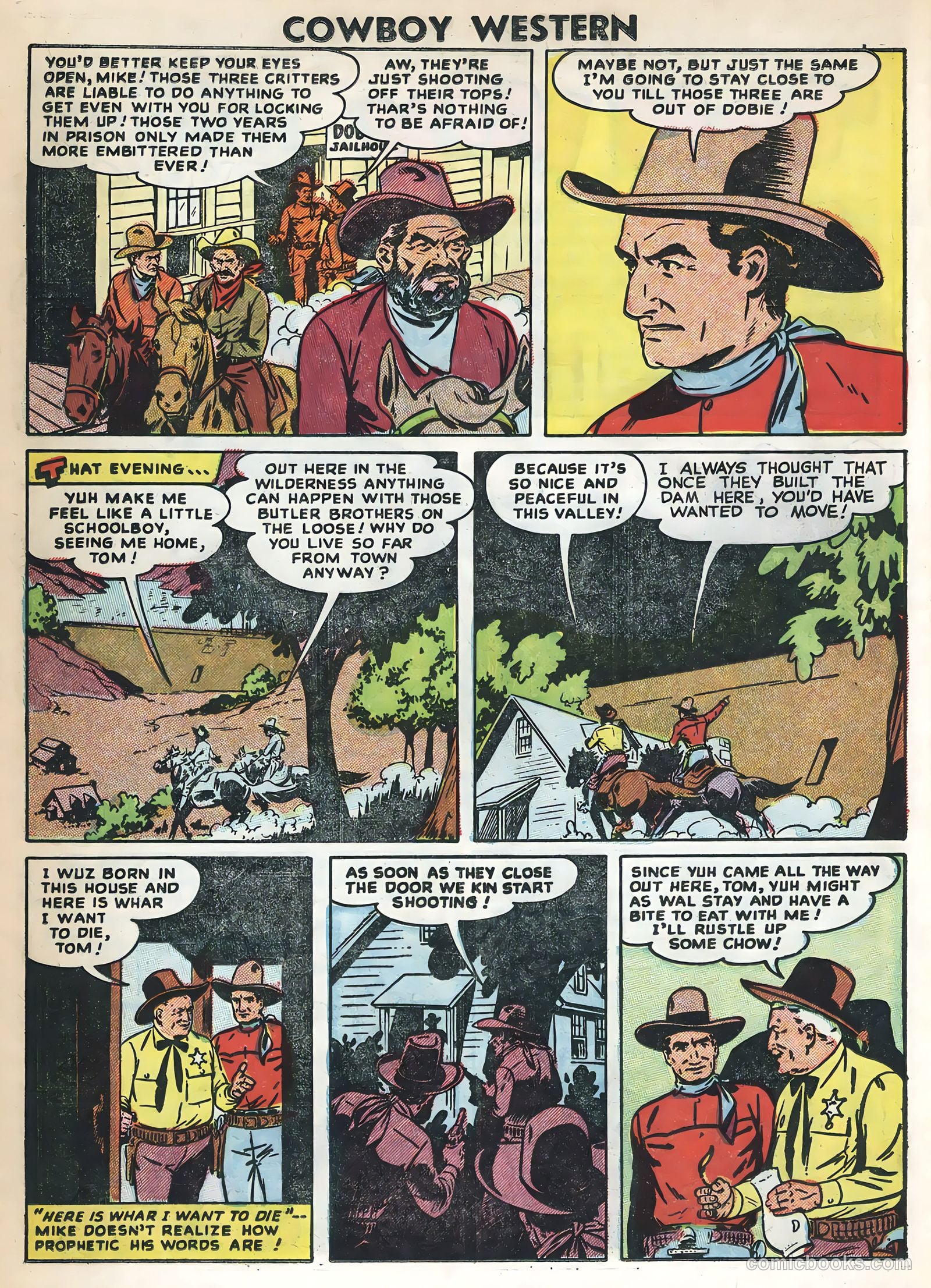 Cowboy Western #53 (1955) — page 18 of 36