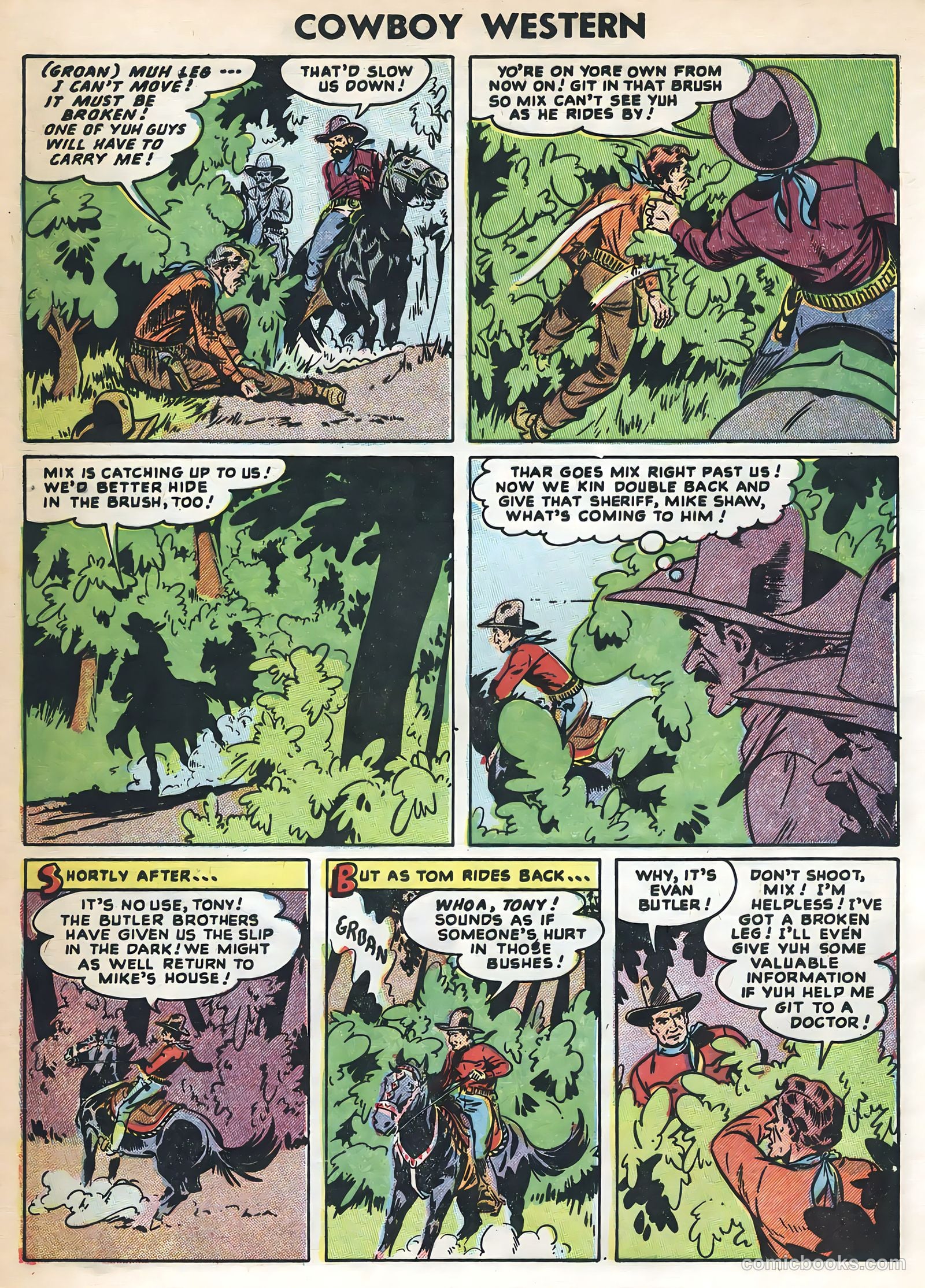Cowboy Western #53 (1955) — page 20 of 36