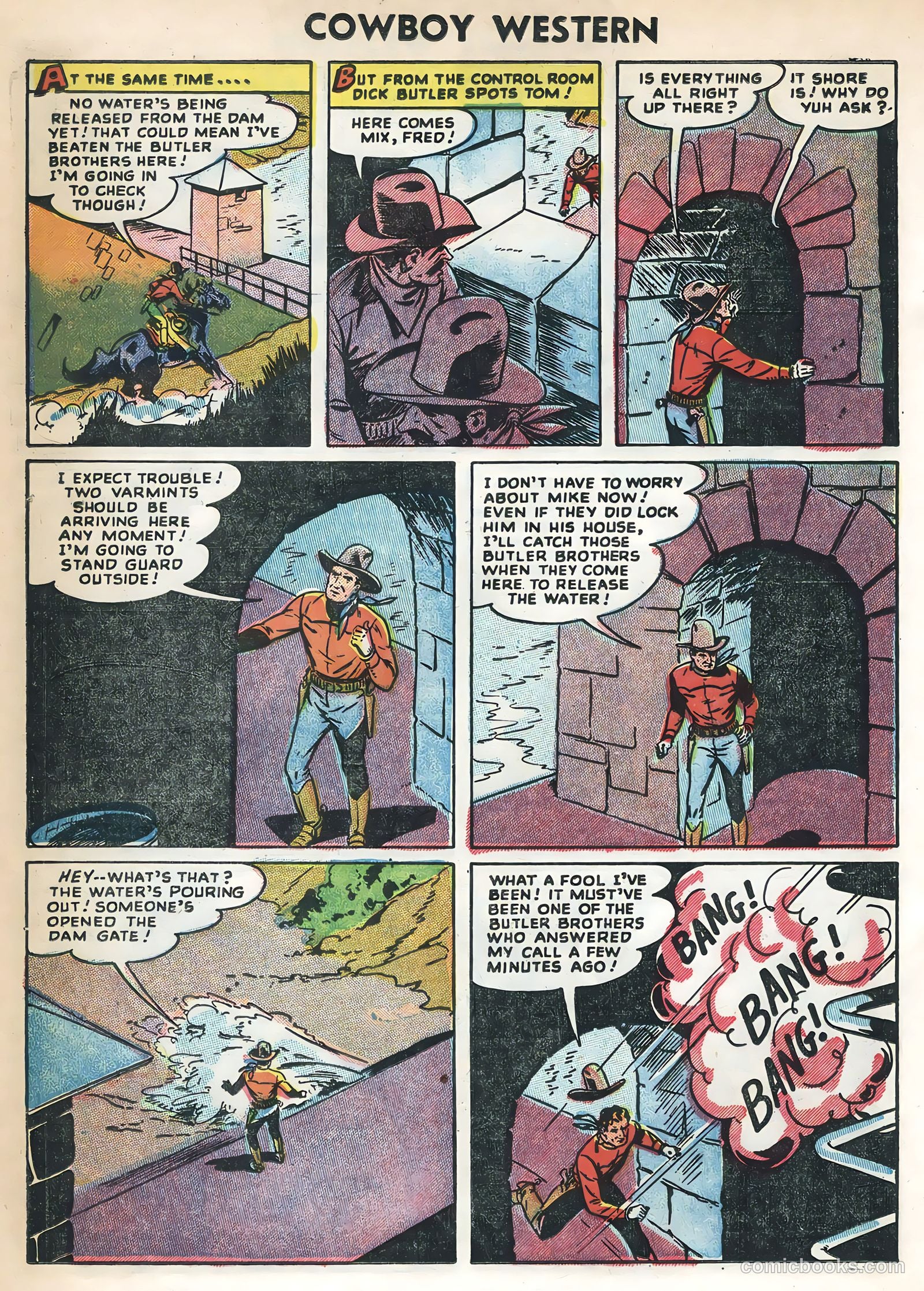 Cowboy Western #53 (1955) — page 22 of 36