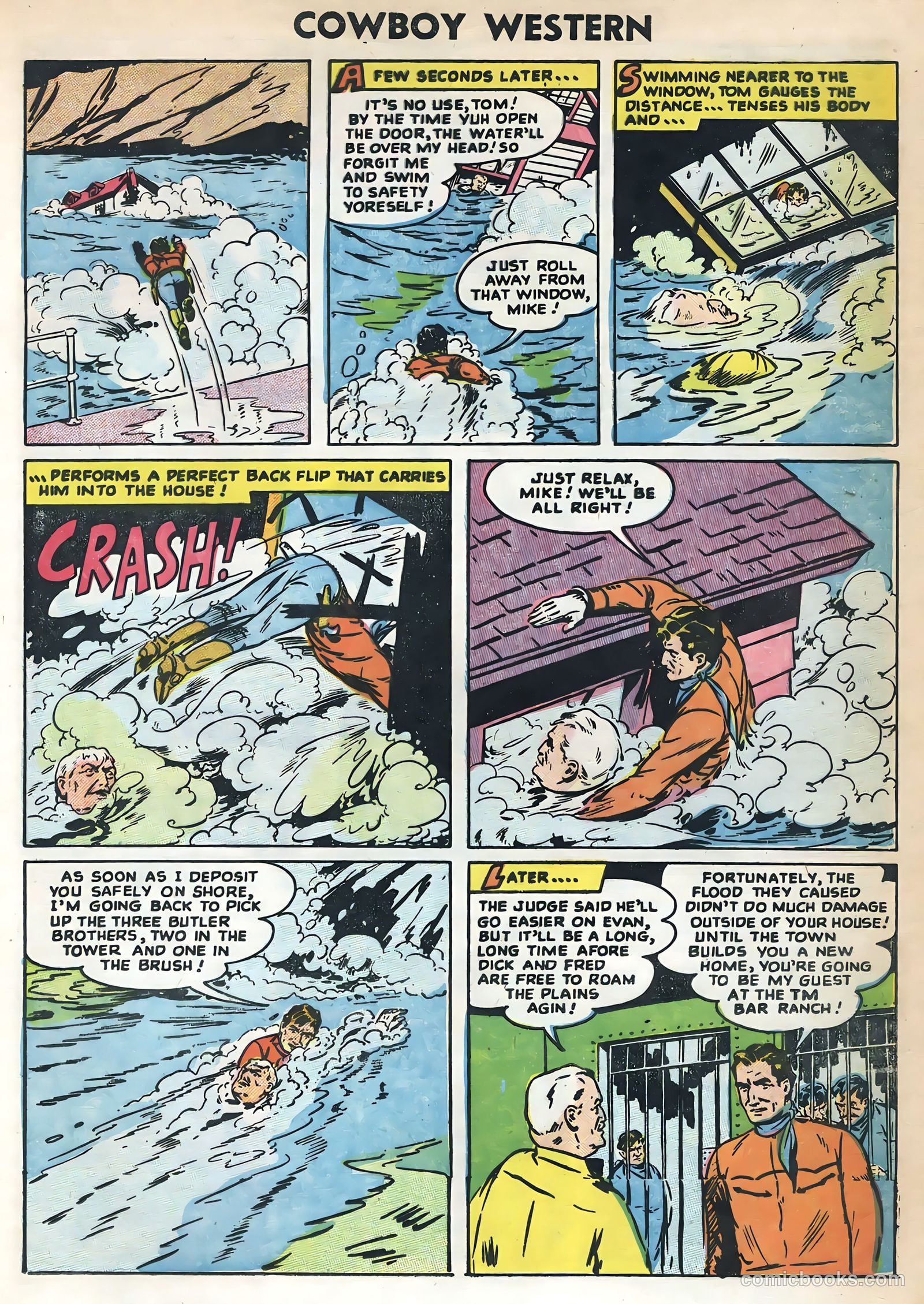 Cowboy Western #53 (1955) — page 25 of 36