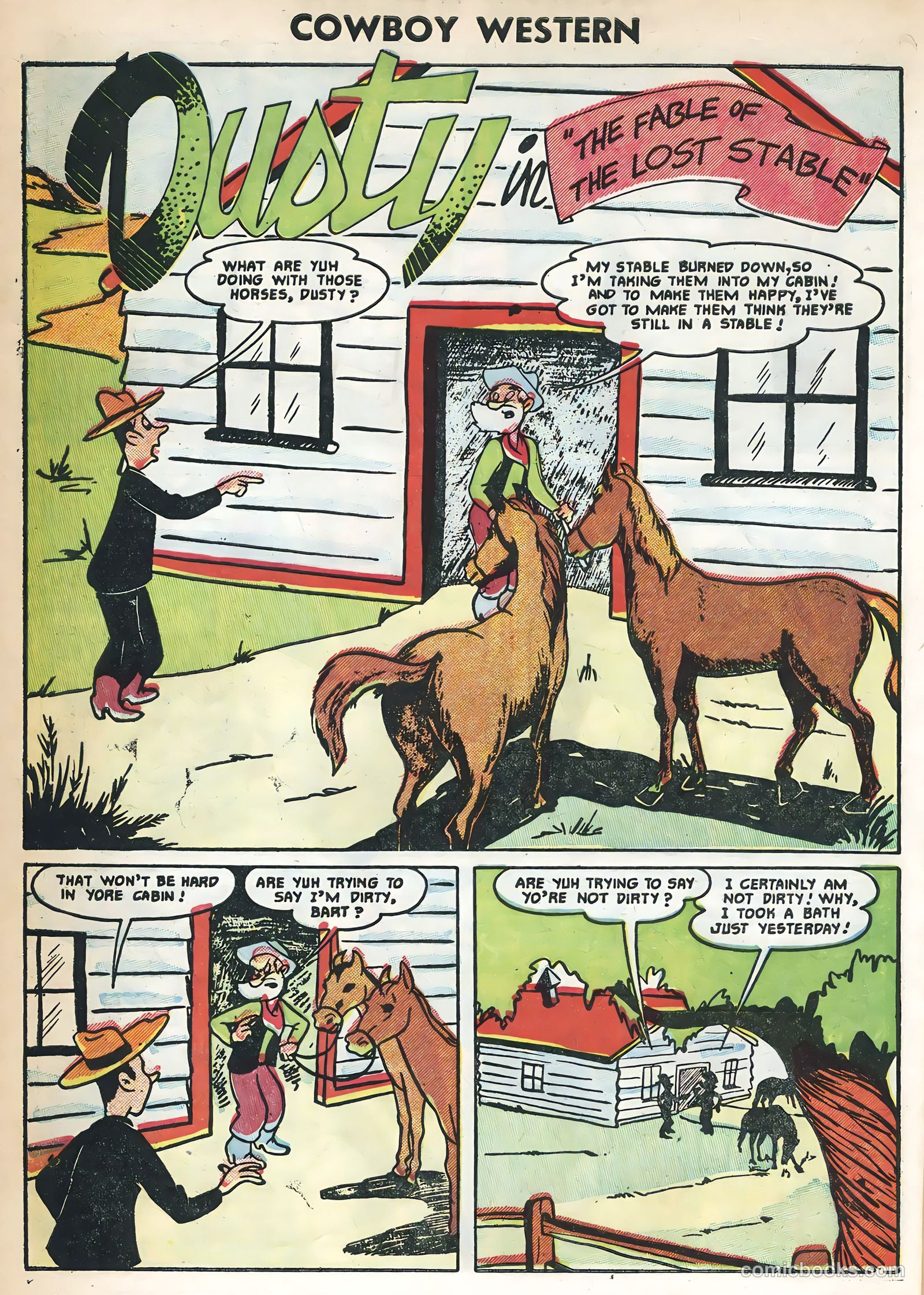 Cowboy Western #53 (1955) — page 30 of 36