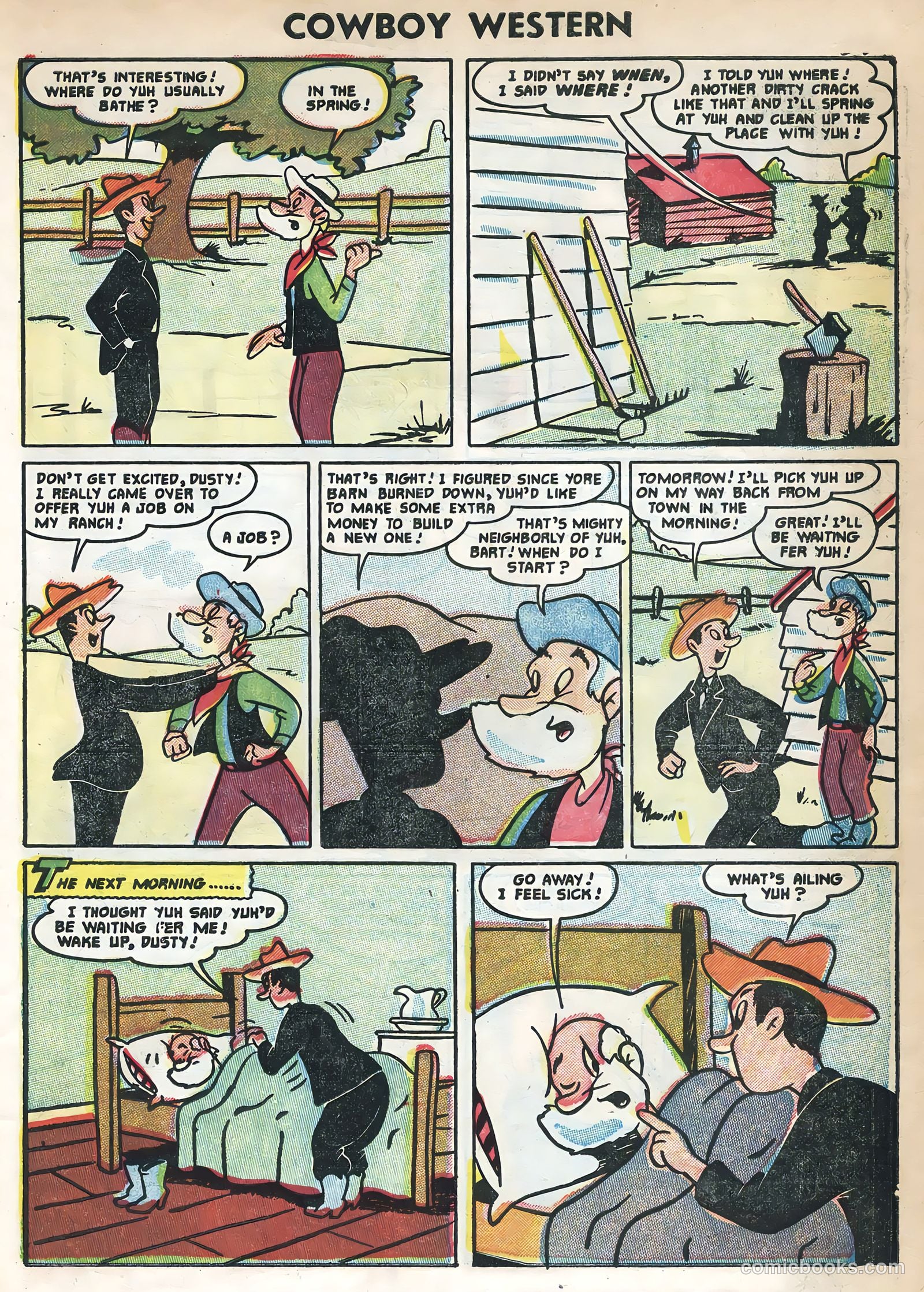 Cowboy Western #53 (1955) — page 31 of 36