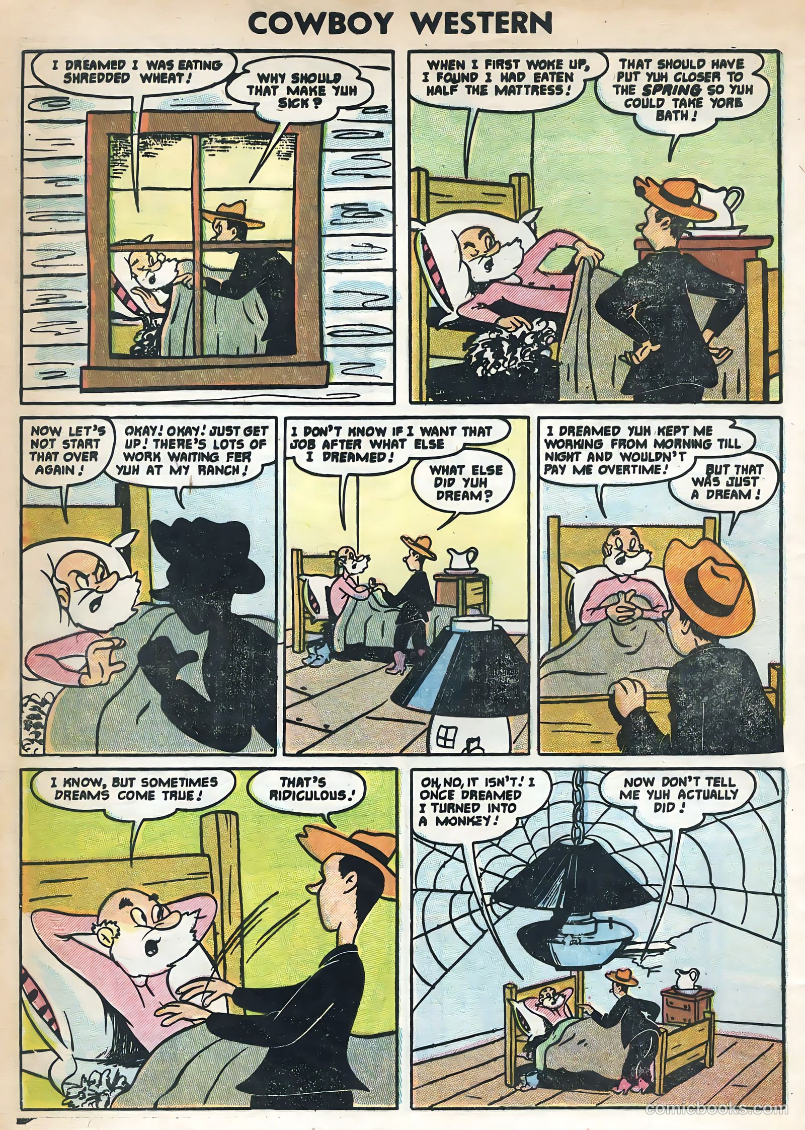 Cowboy Western #53 (1955) — page 32 of 36