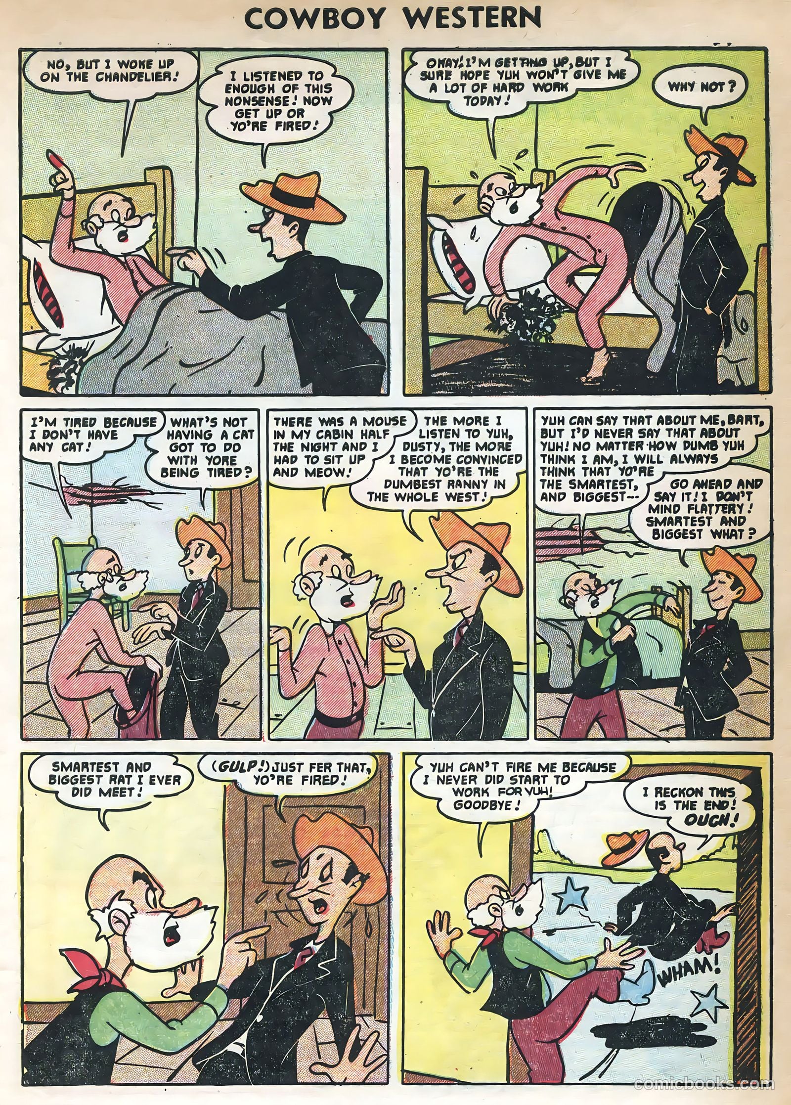 Cowboy Western #53 (1955) — page 33 of 36