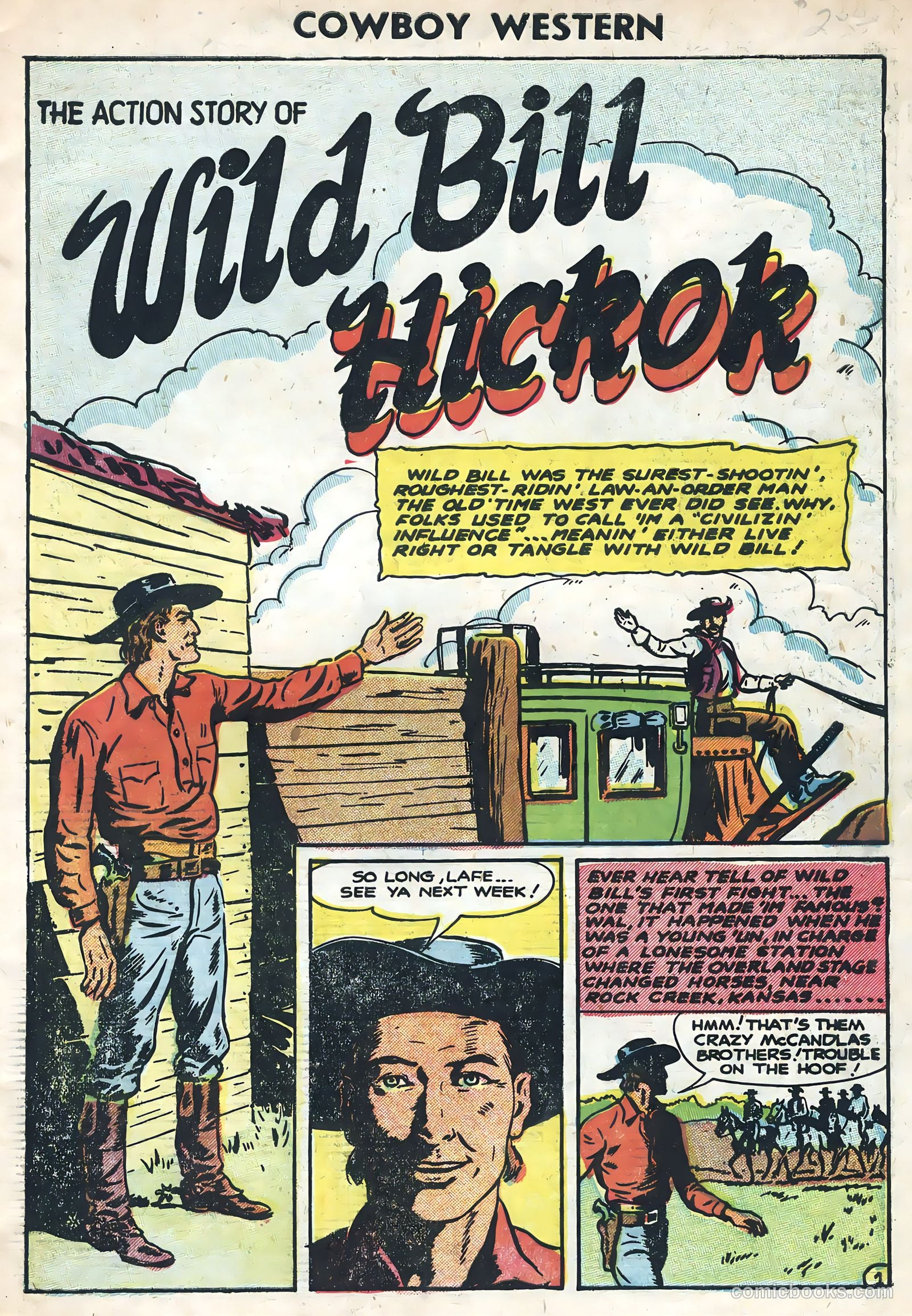 Cowboy Western #54 (1955) — page 3 of 36