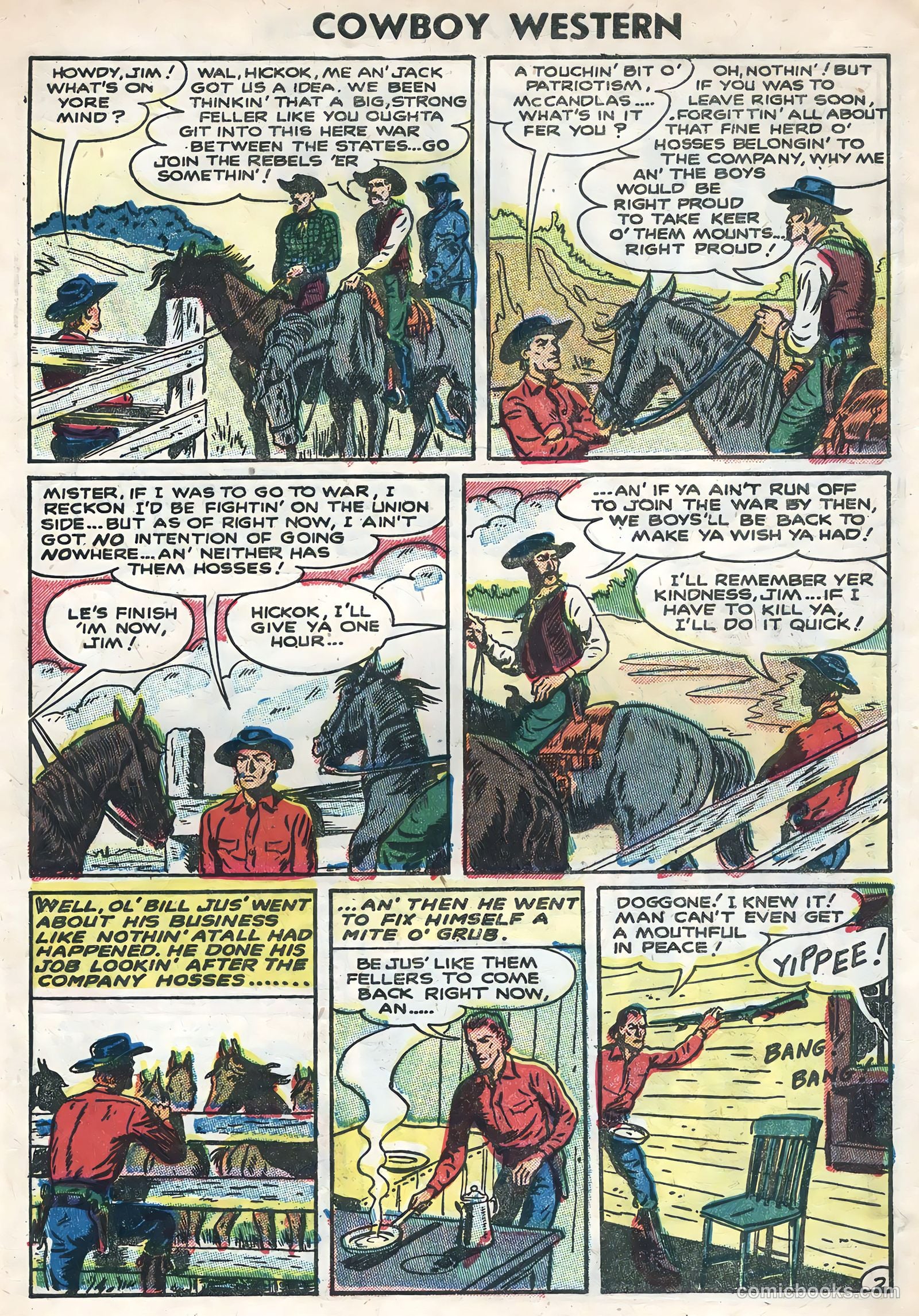 Cowboy Western #54 (1955) — page 4 of 36