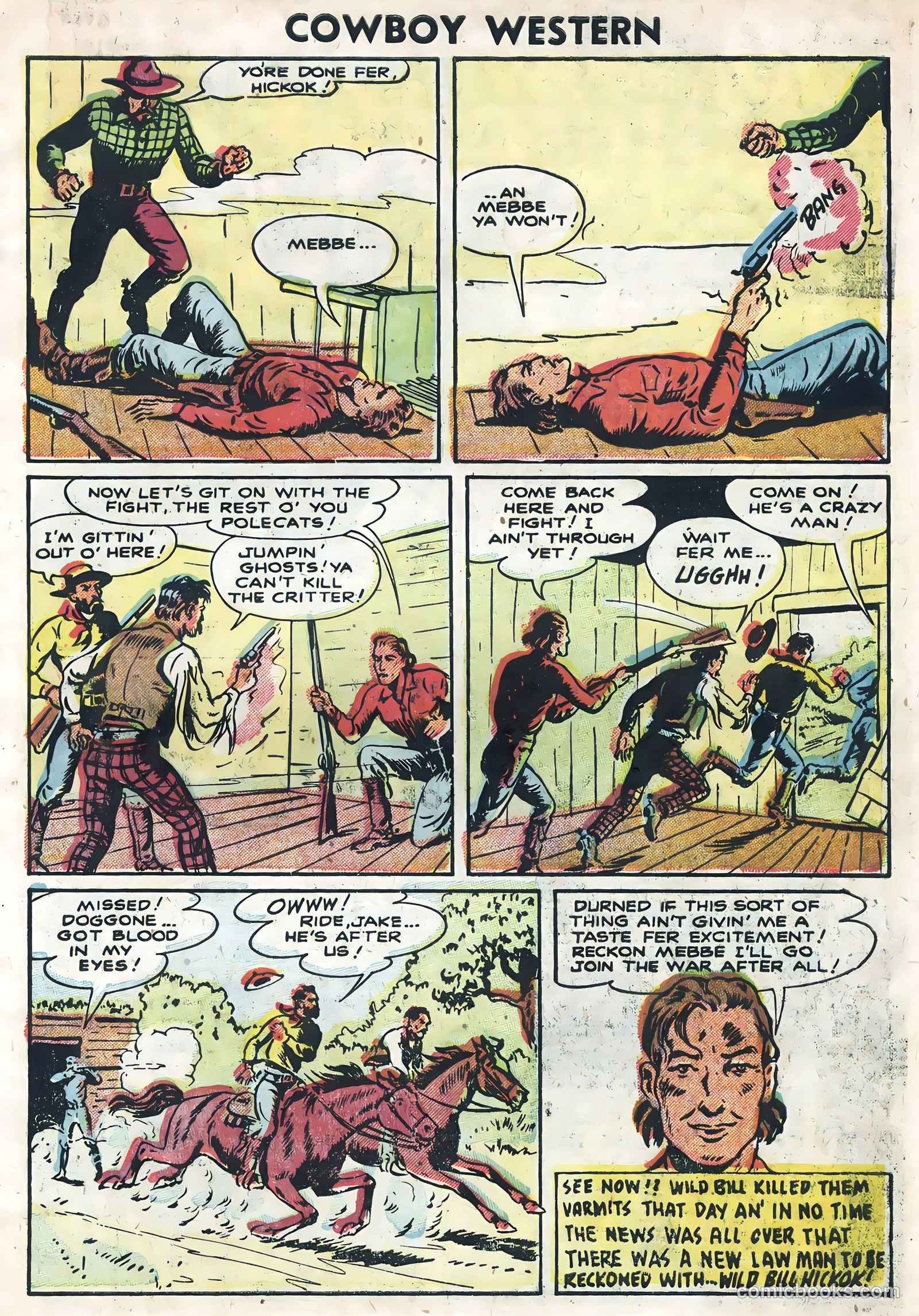 Cowboy Western #54 (1955) — page 7 of 36