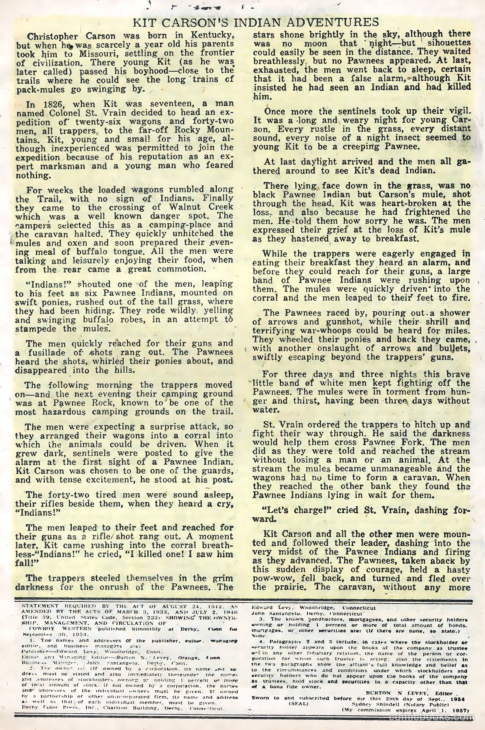 Cowboy Western #54 (1955) — page 13 of 36