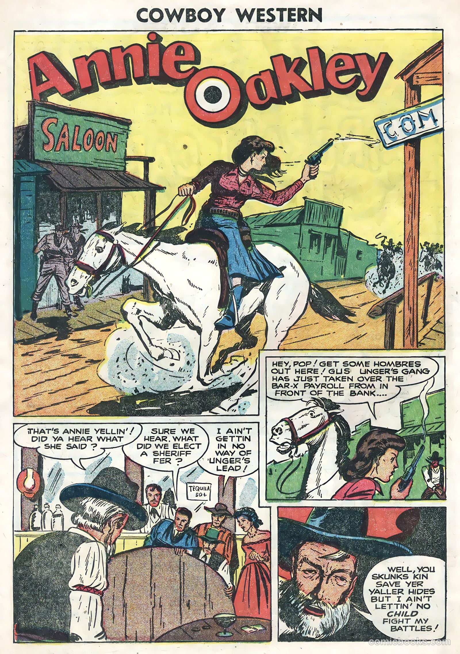 Cowboy Western #54 (1955) — page 16 of 36