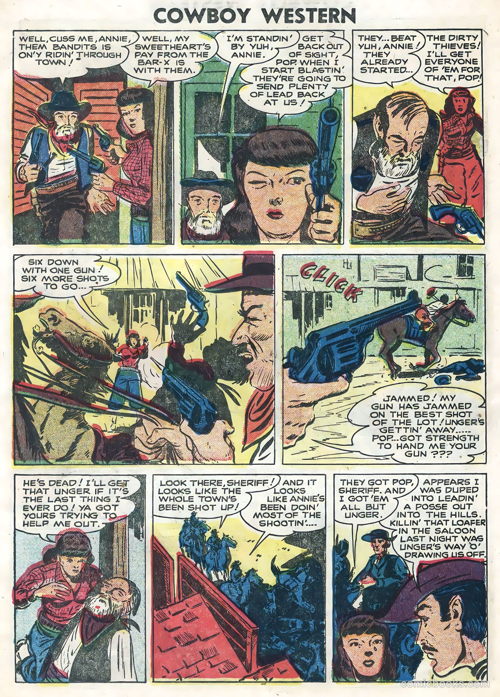 Cowboy Western #54 (1955) — page 17 of 36