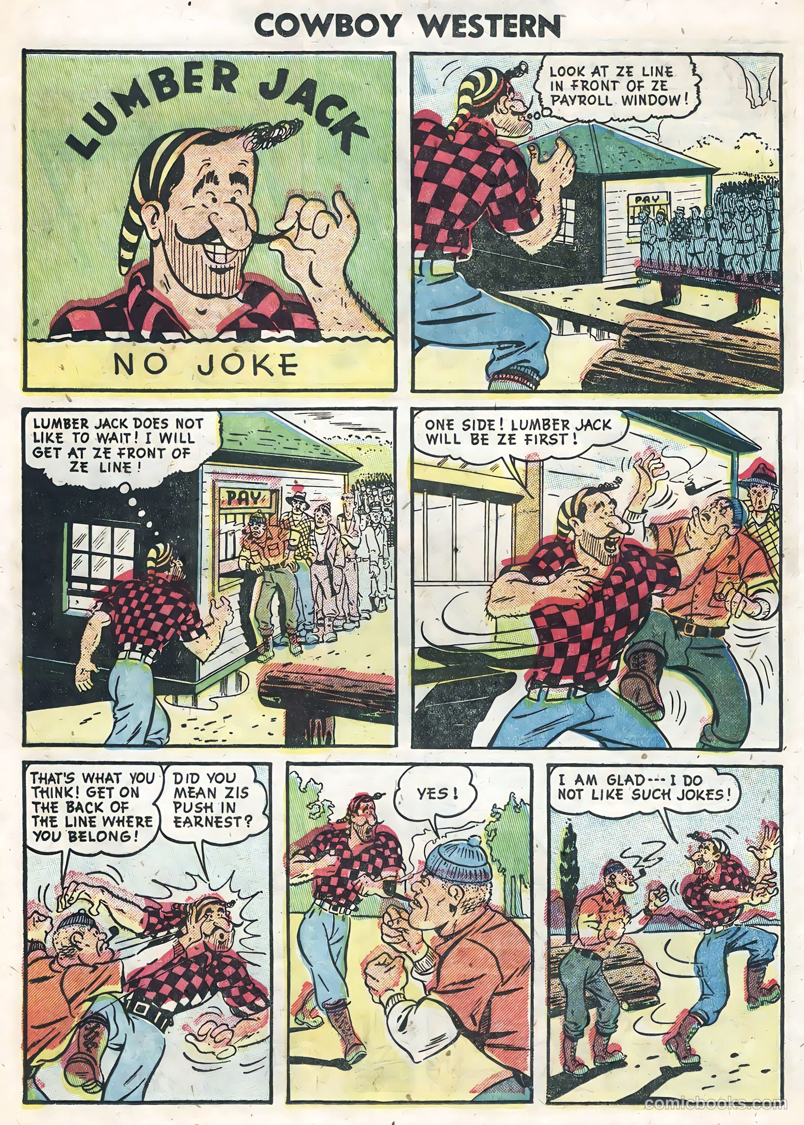 Cowboy Western #54 (1955) — page 20 of 36