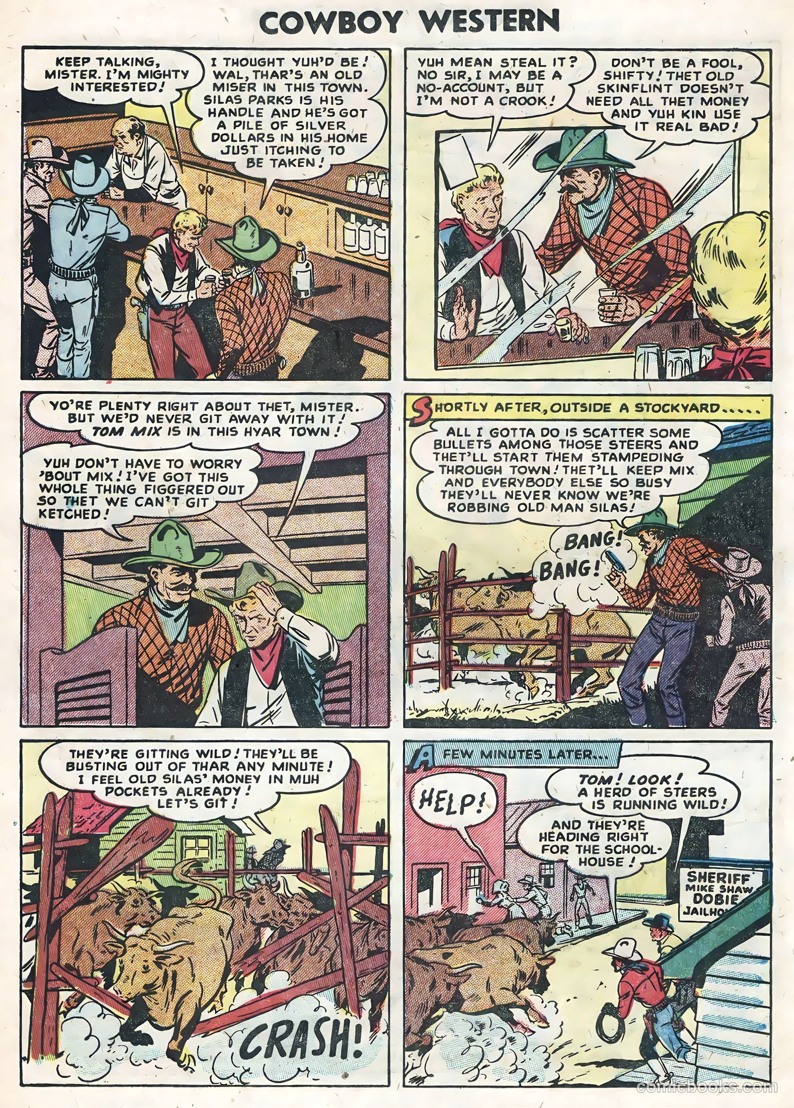 Cowboy Western #54 (1955) — page 24 of 36