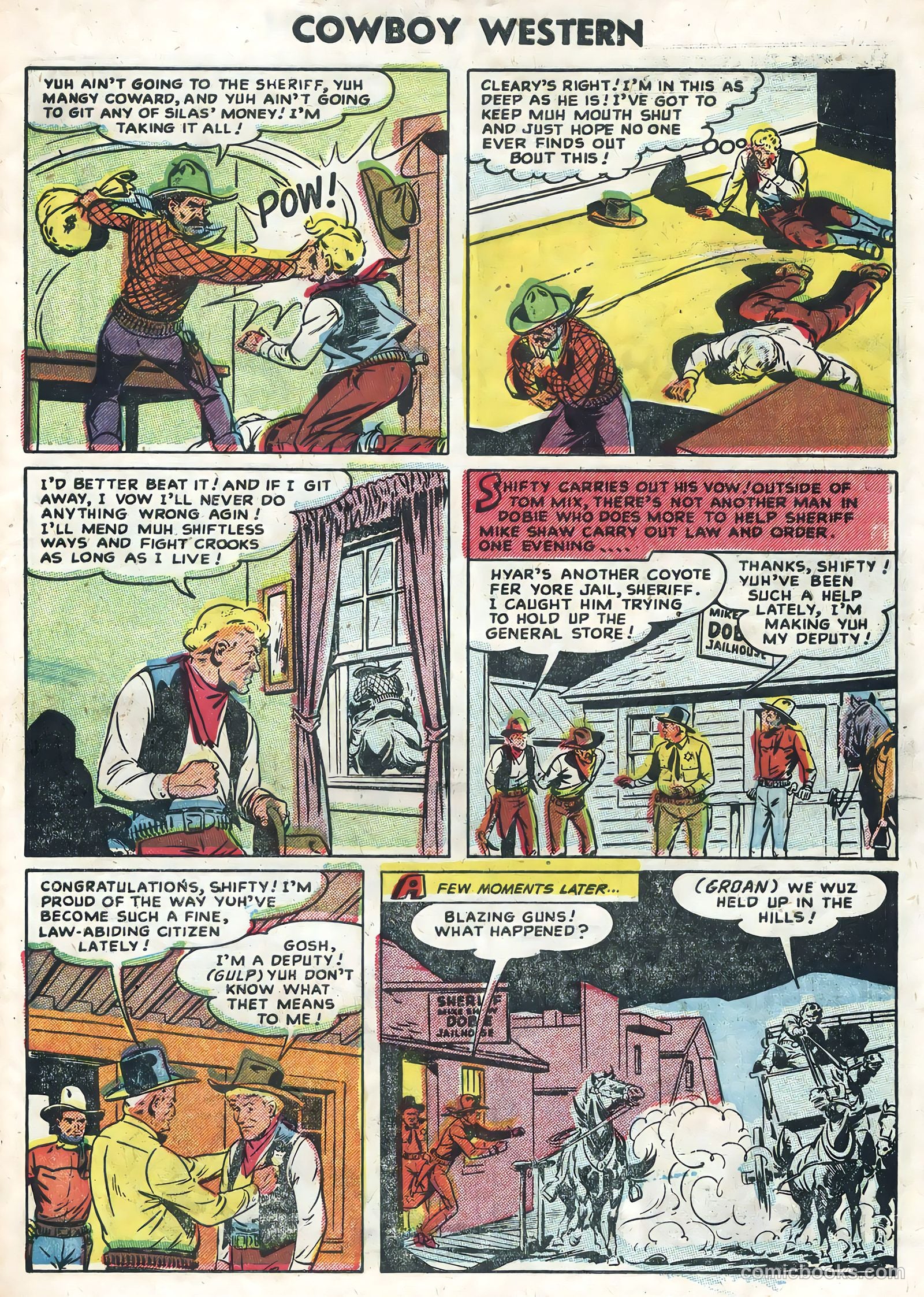 Cowboy Western #54 (1955) — page 27 of 36