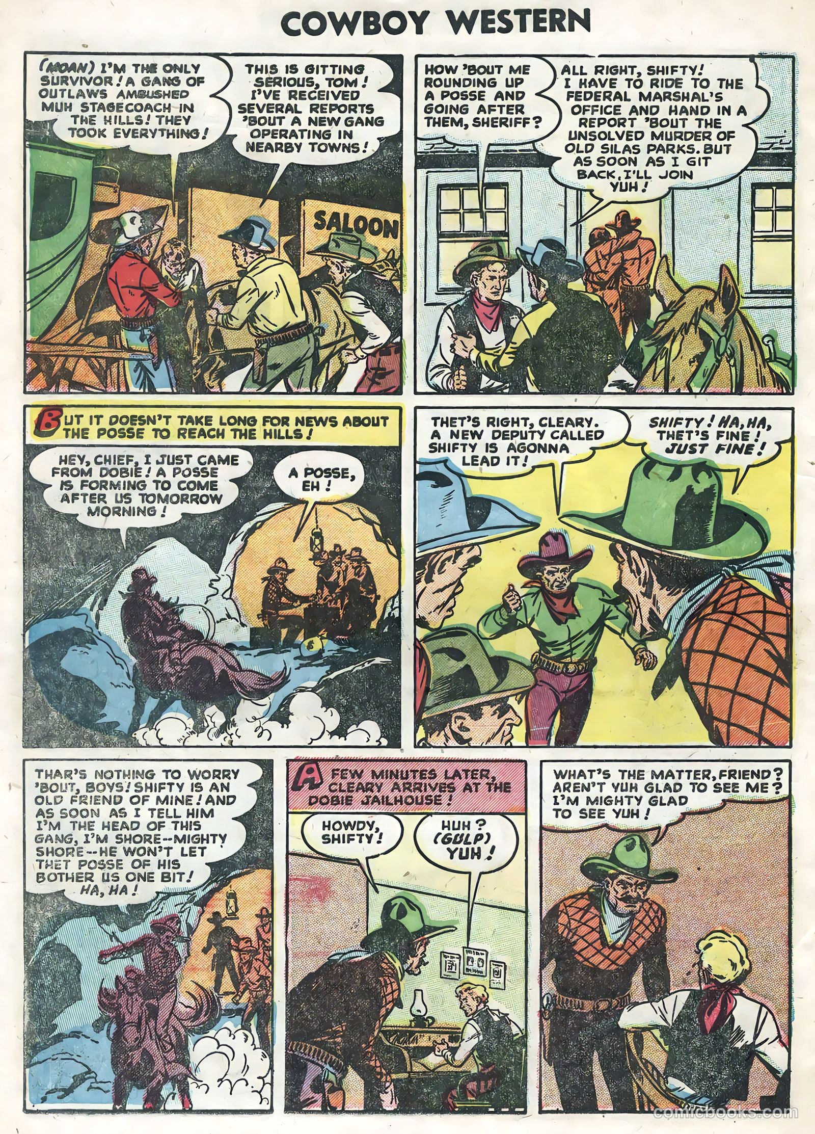 Cowboy Western #54 (1955) — page 28 of 36