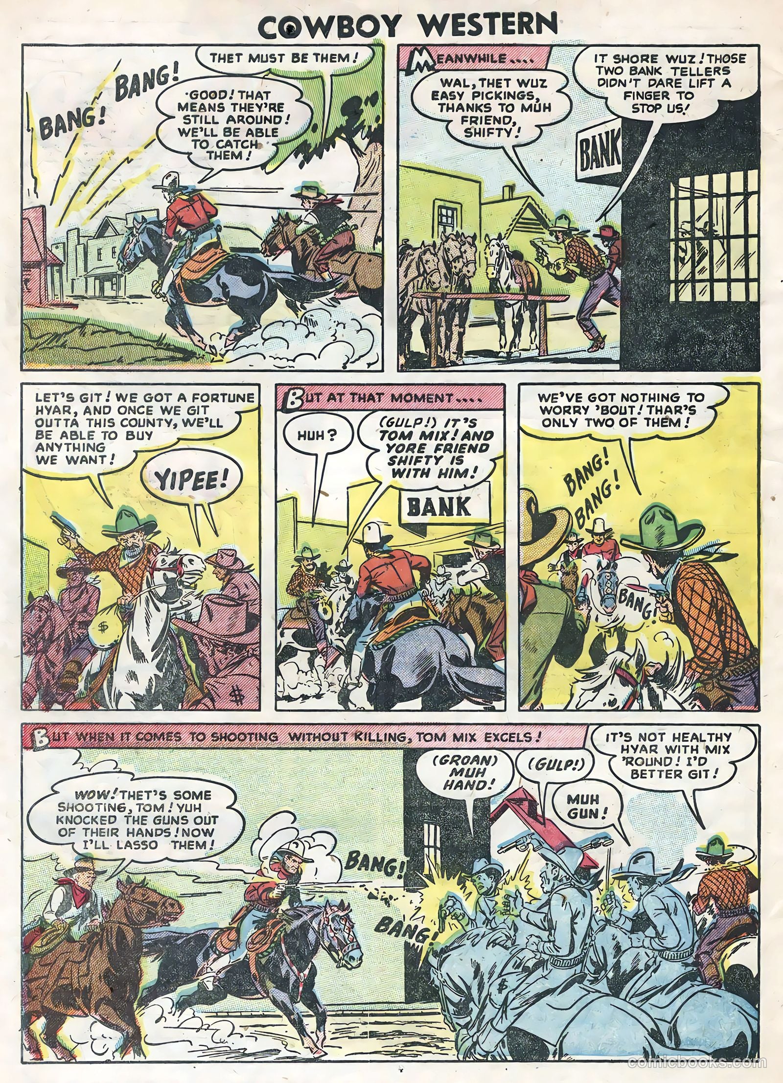 Cowboy Western #54 (1955) — page 32 of 36
