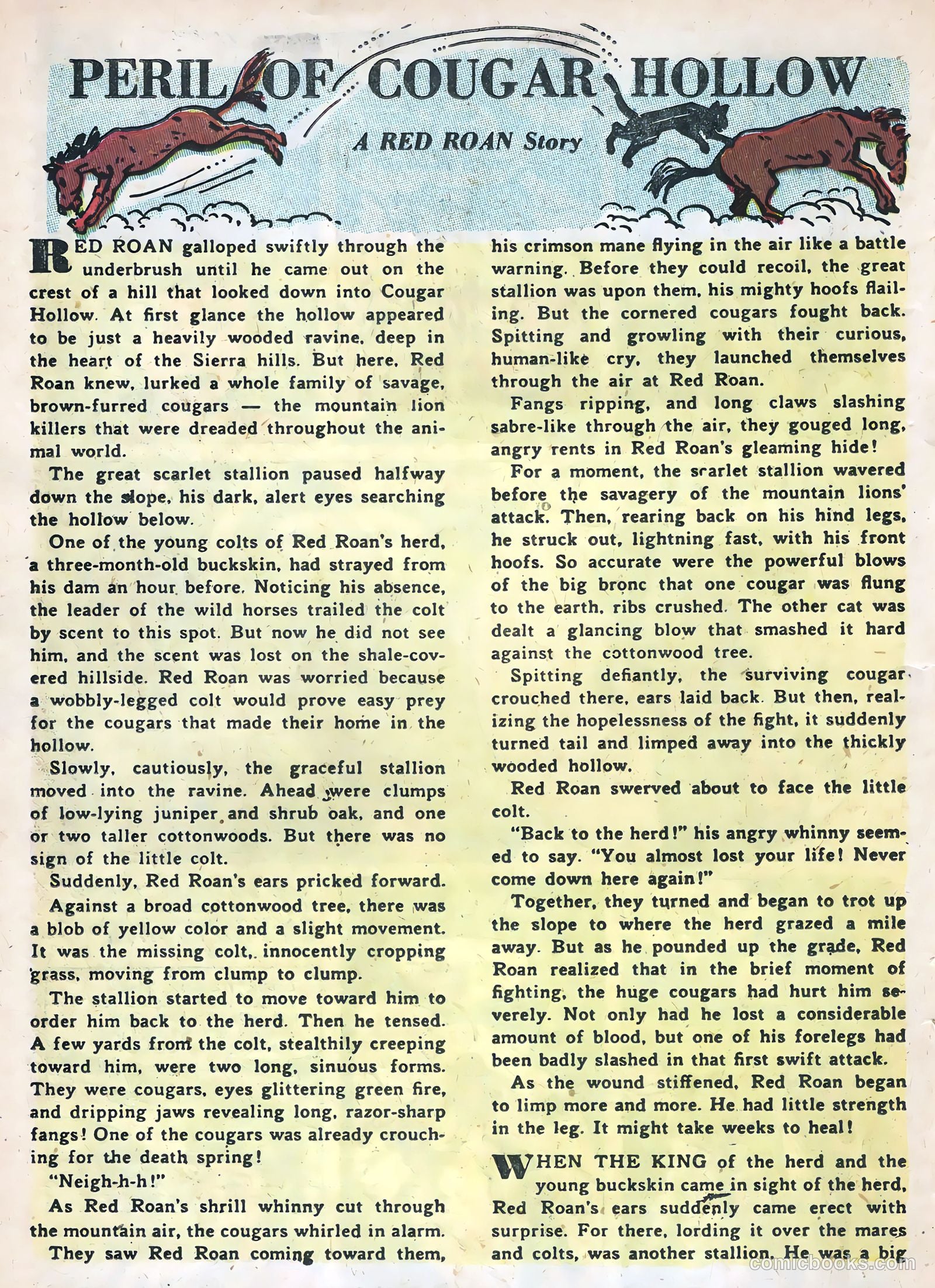 Cowboy Western #55 (1955) — page 14 of 36