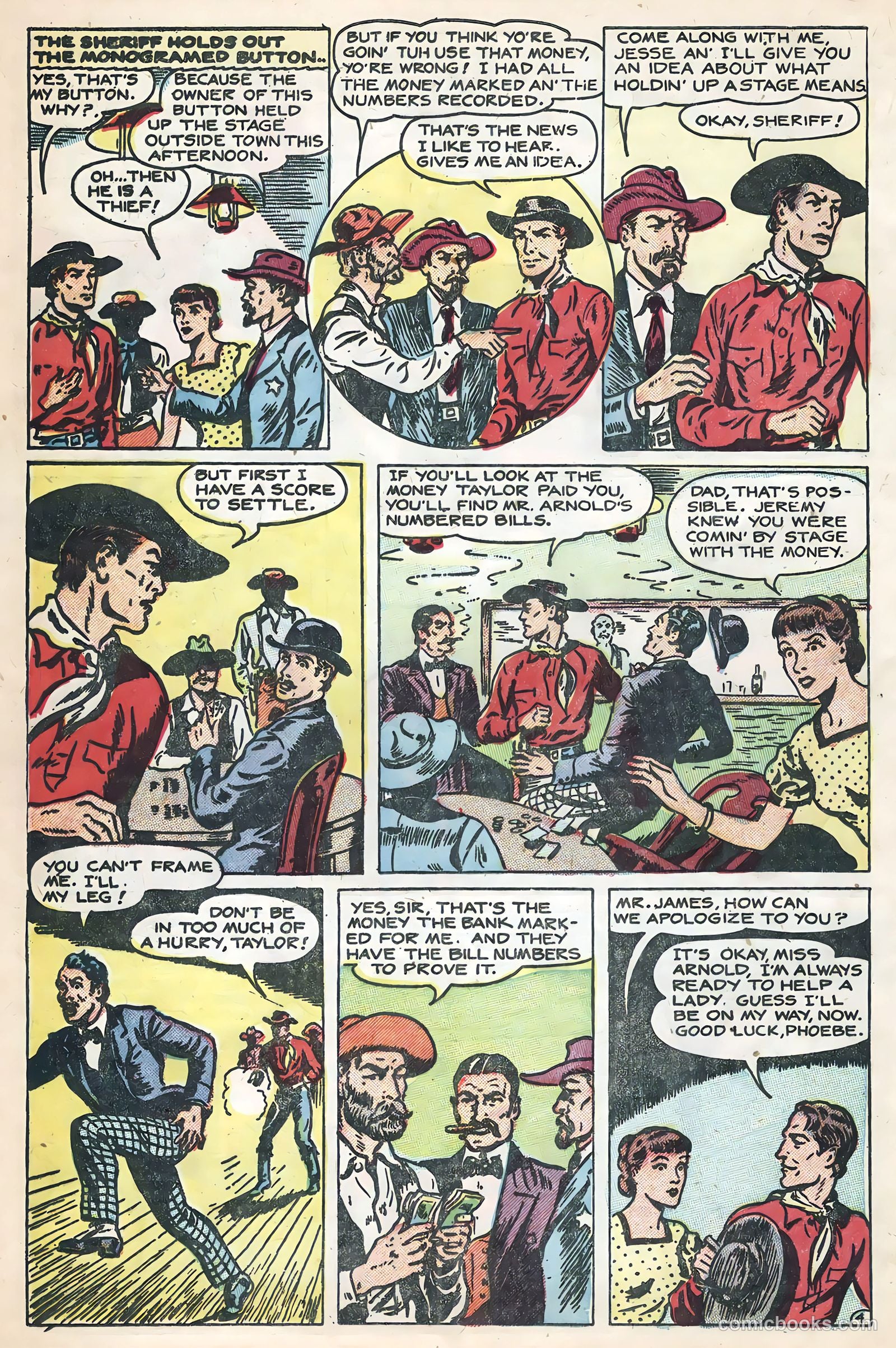 Cowboy Western #55 (1955) — page 20 of 36