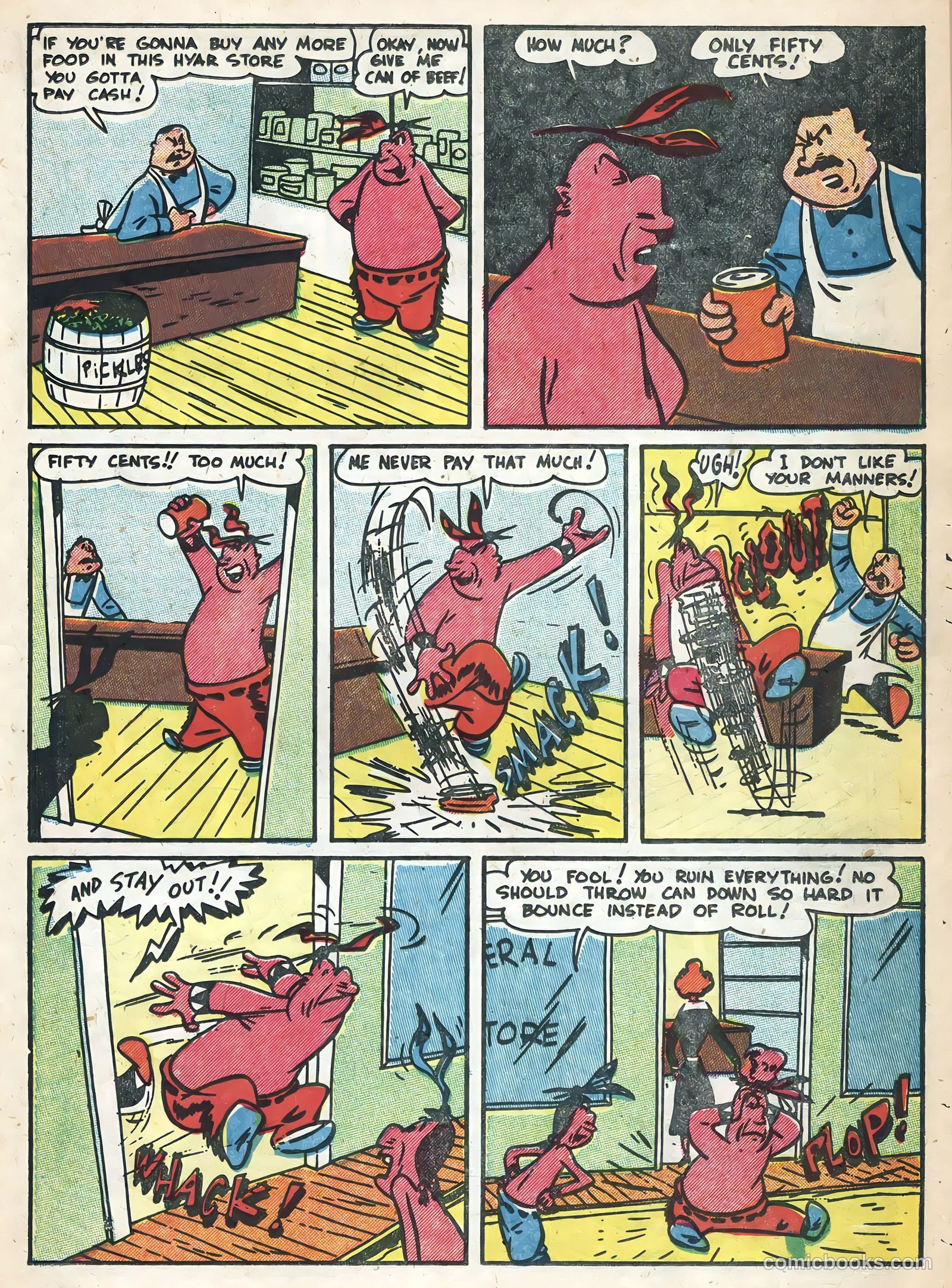Cowboy Western #55 (1955) — page 23 of 36