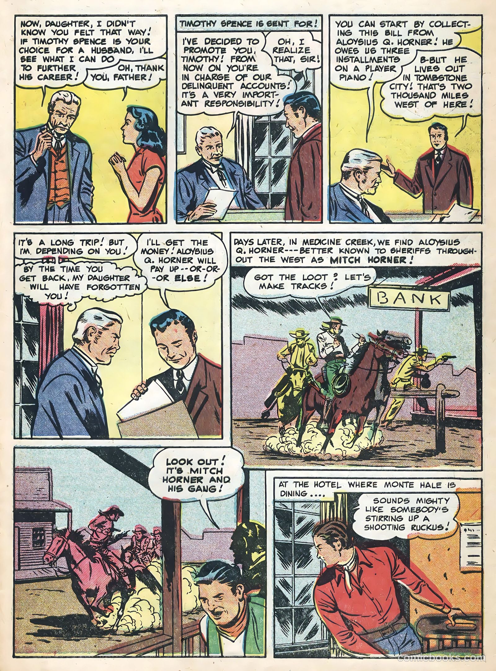 Cowboy Western #55 (1955) — page 27 of 36