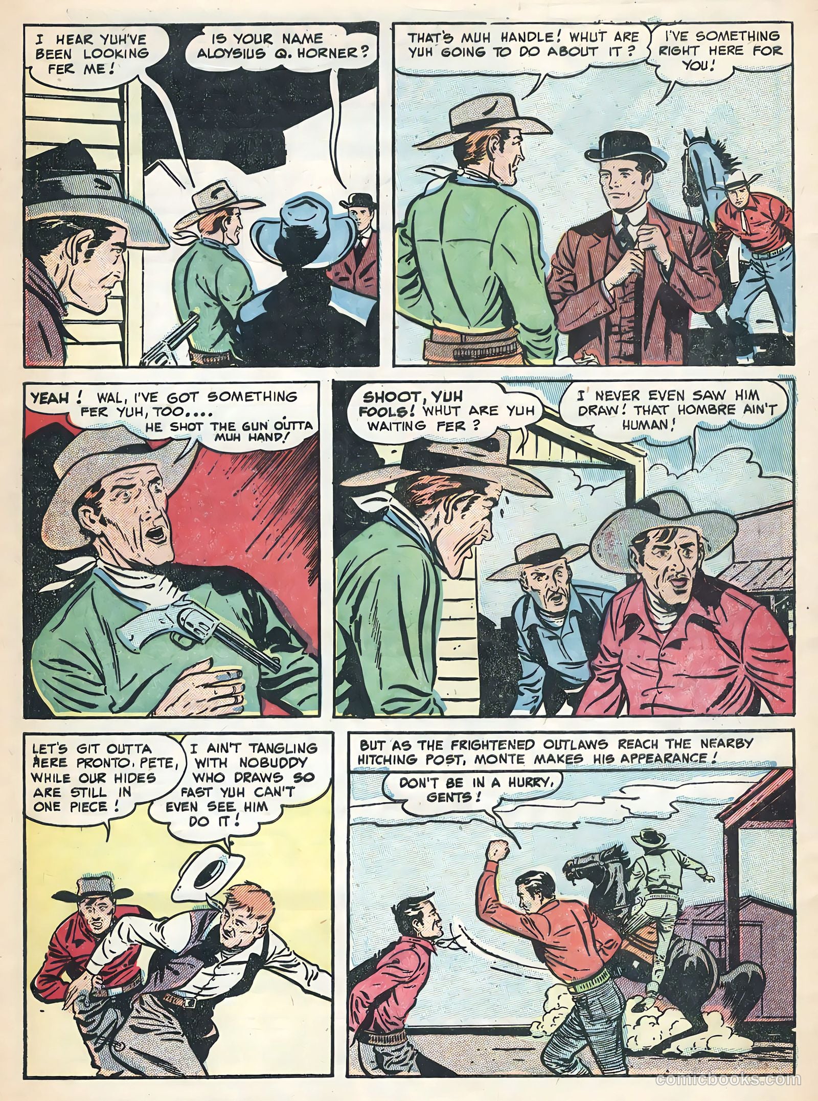 Cowboy Western #55 (1955) — page 32 of 36
