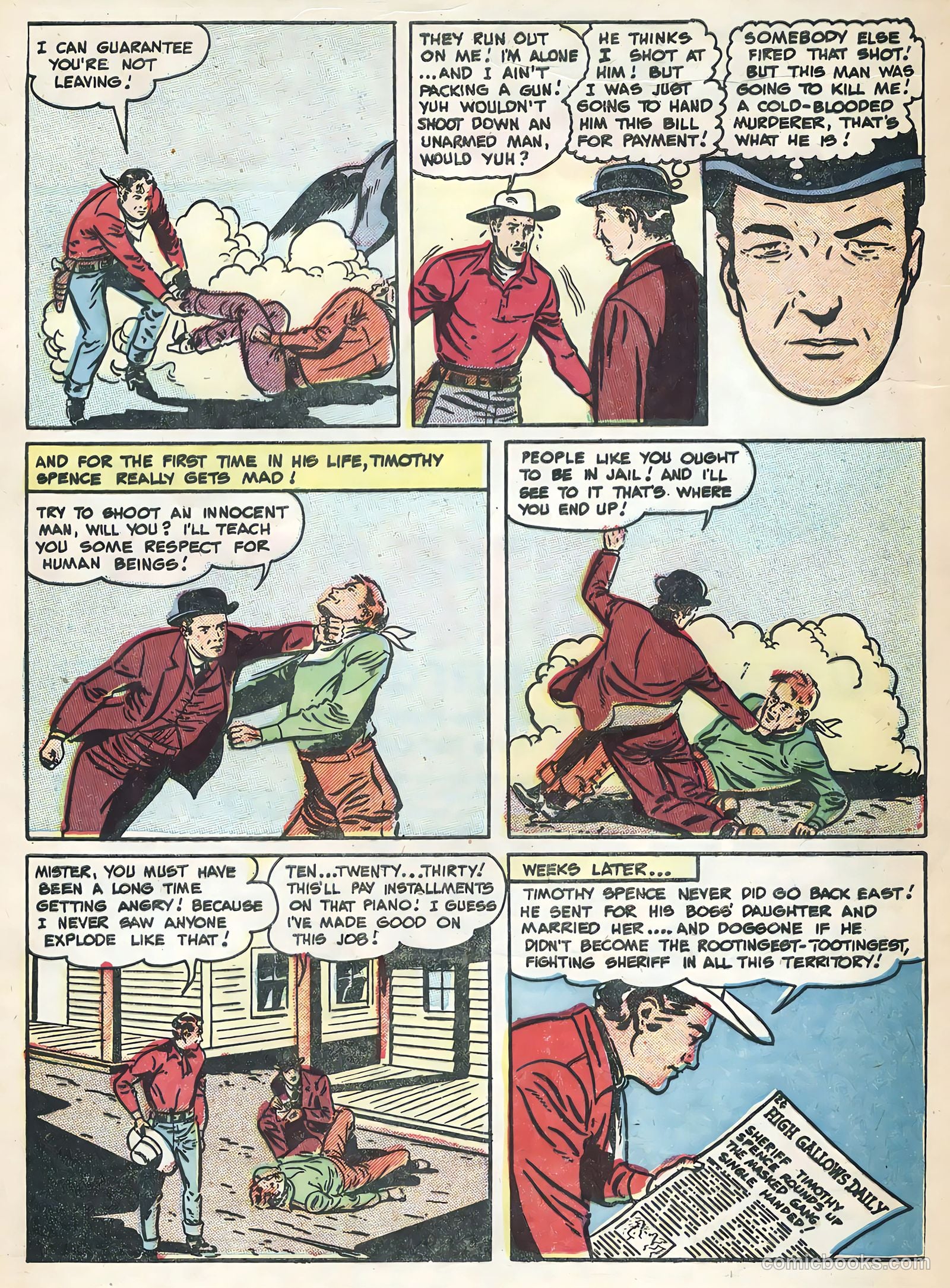 Cowboy Western #55 (1955) — page 33 of 36