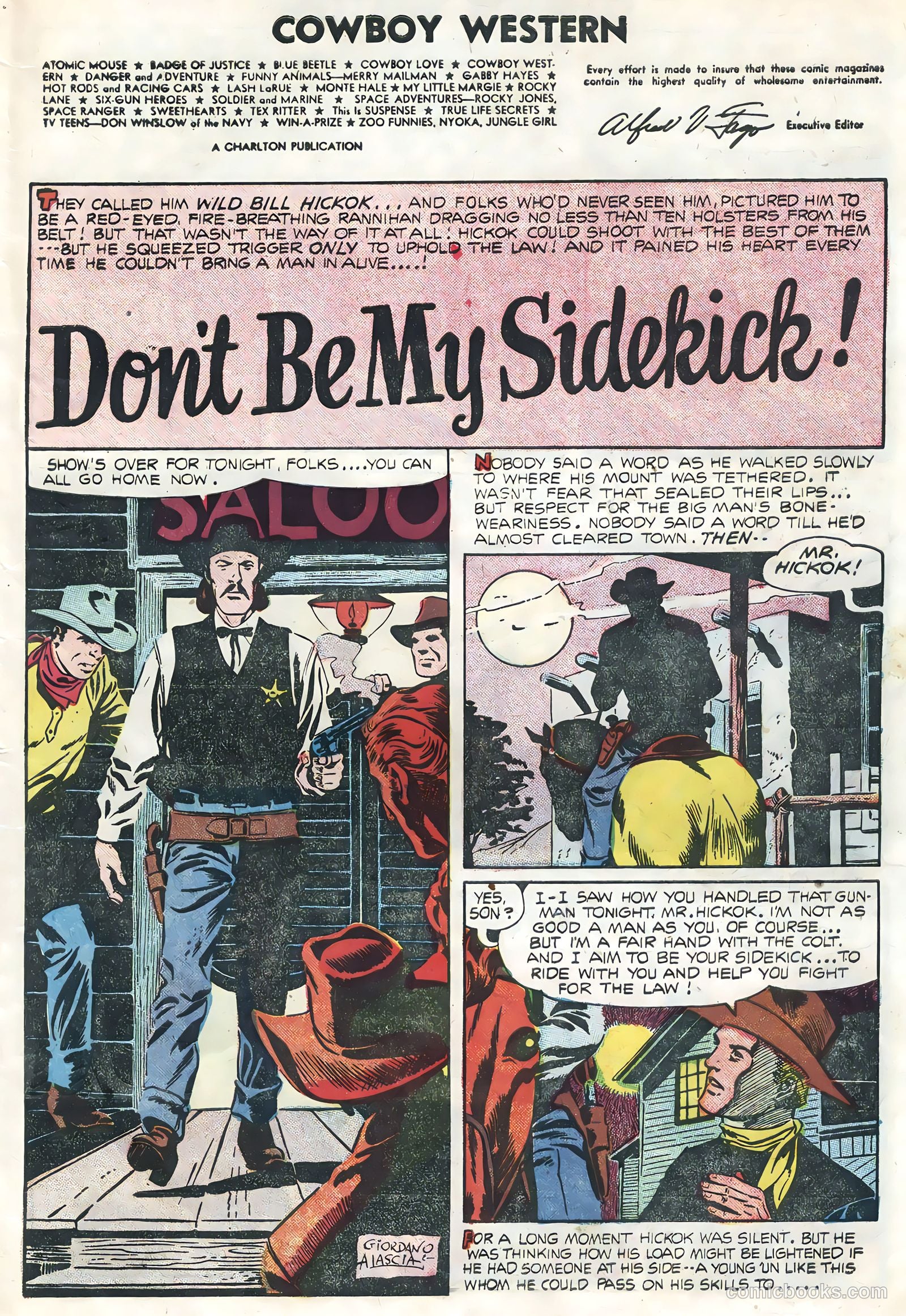Cowboy Western #56 (1955) — page 3 of 36
