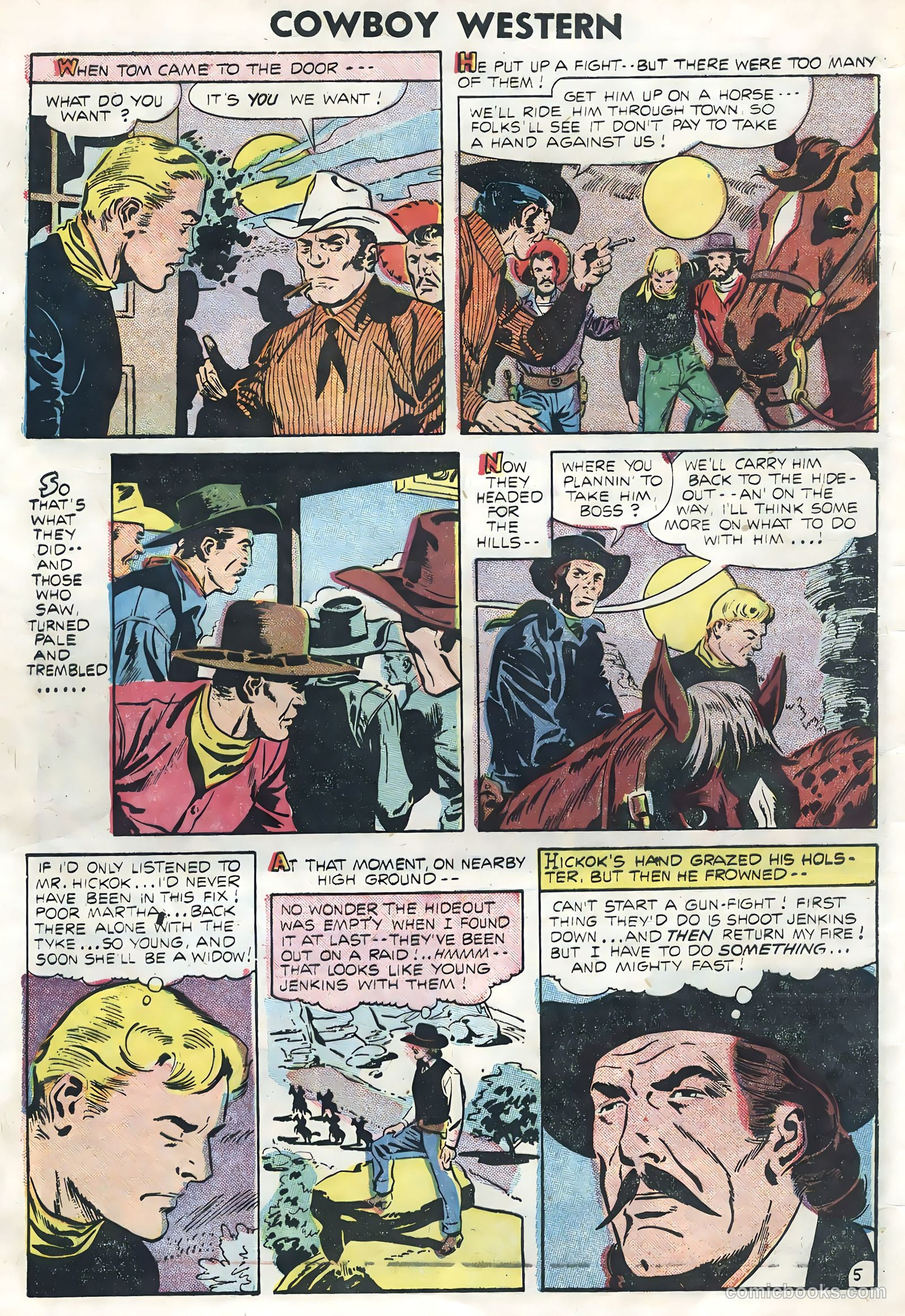 Cowboy Western #56 (1955) — page 8 of 36
