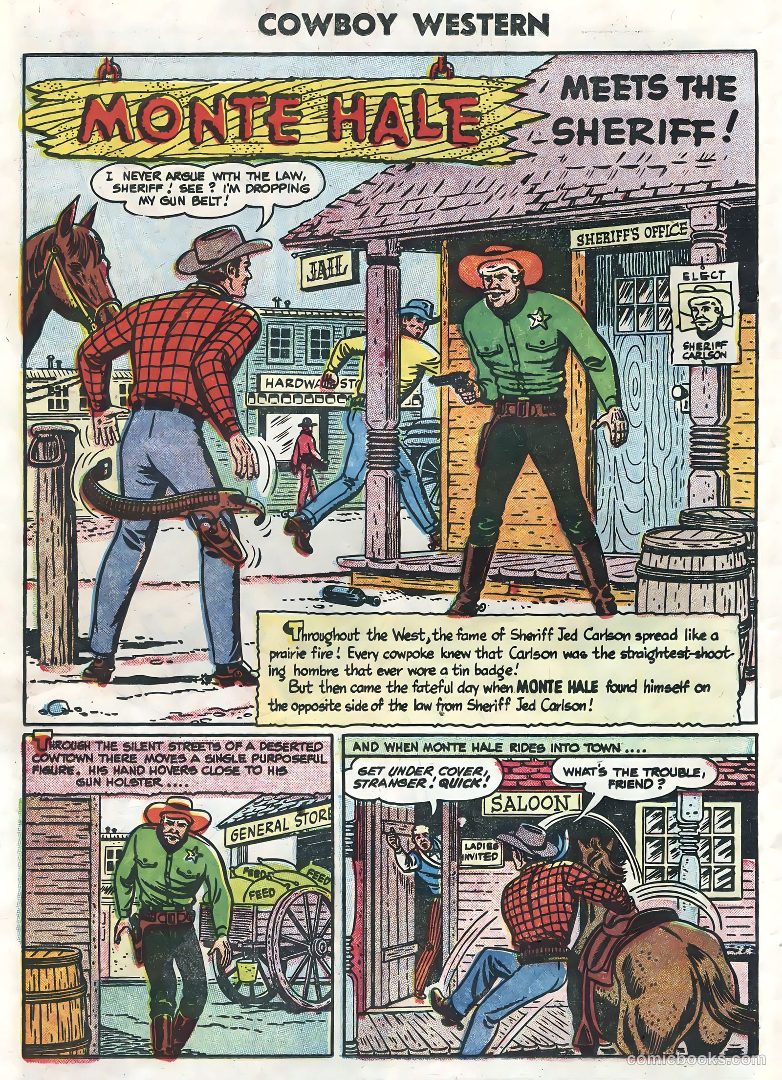 Cowboy Western #56 (1955) — page 14 of 36