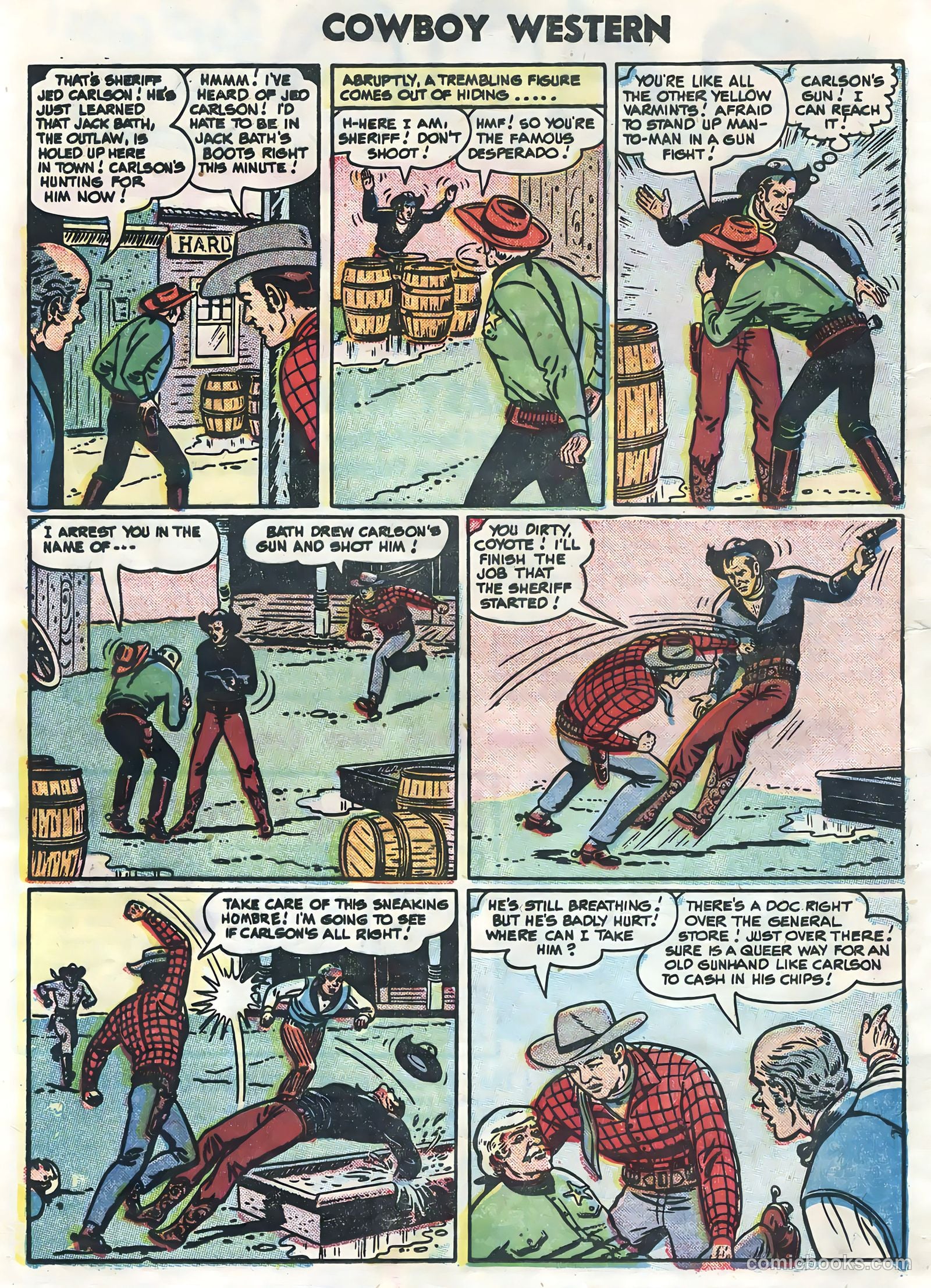 Cowboy Western #56 (1955) — page 16 of 36