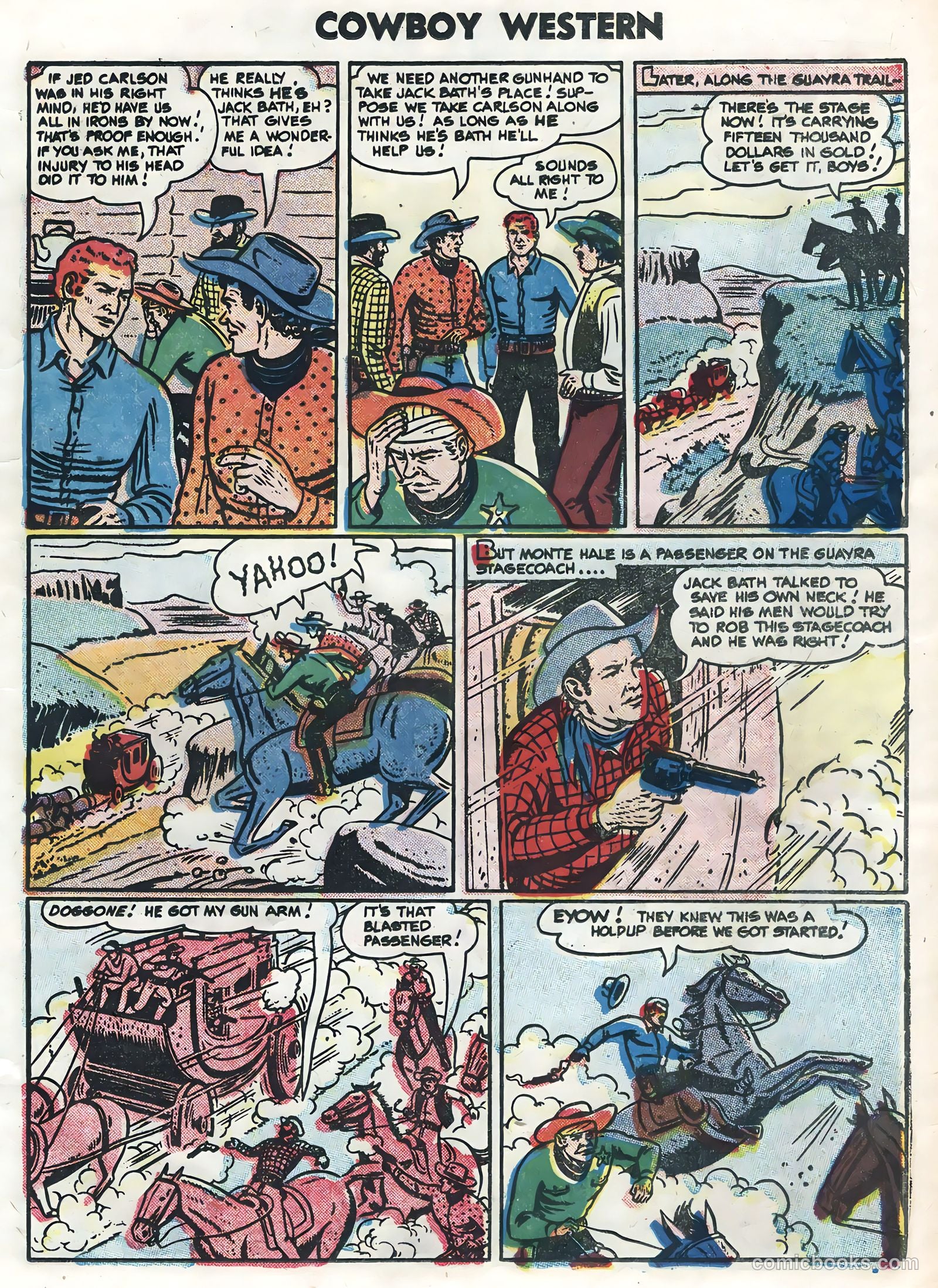 Cowboy Western #56 (1955) — page 19 of 36